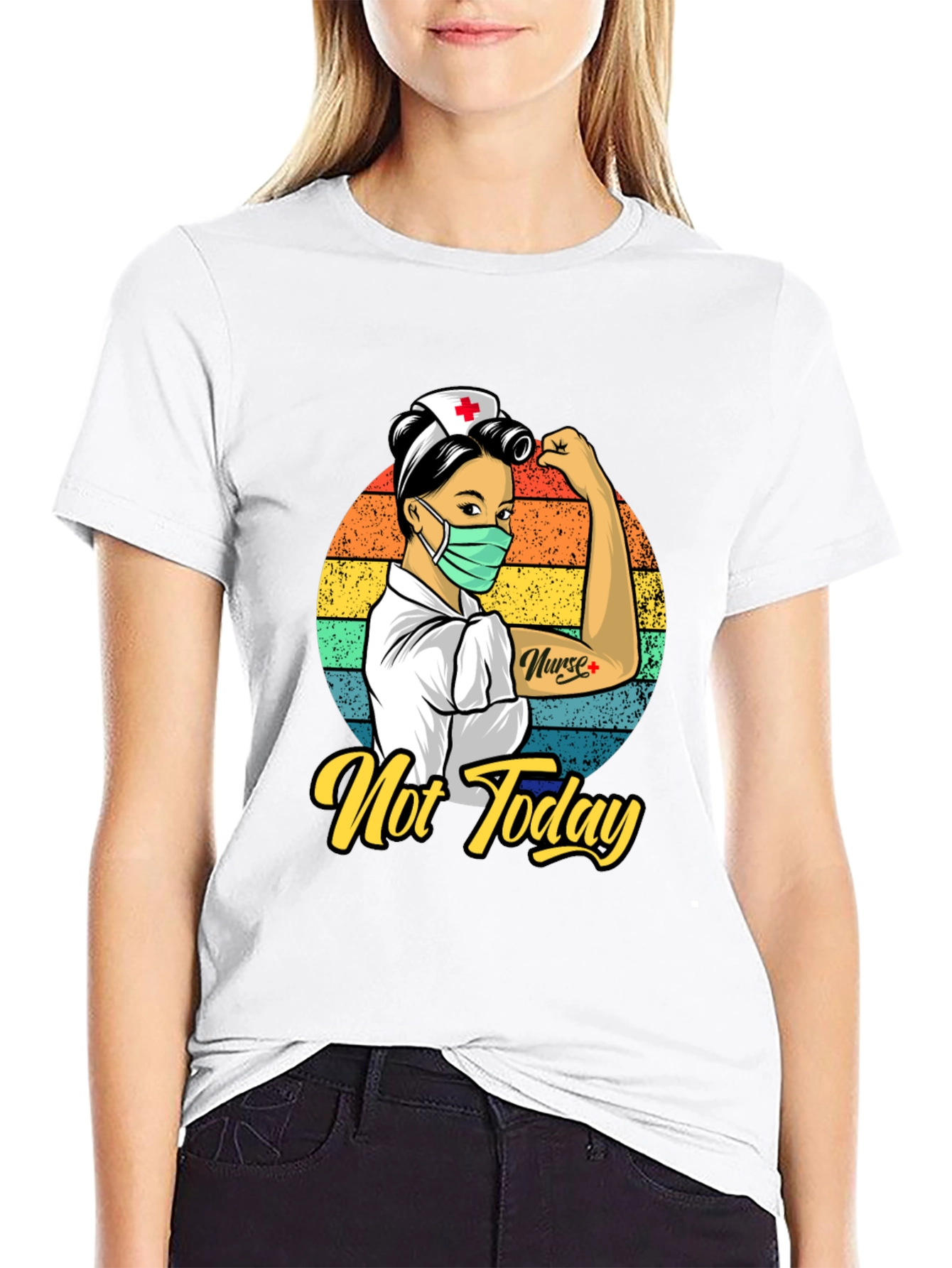 Nurse Not Today Graphic T-Shirt