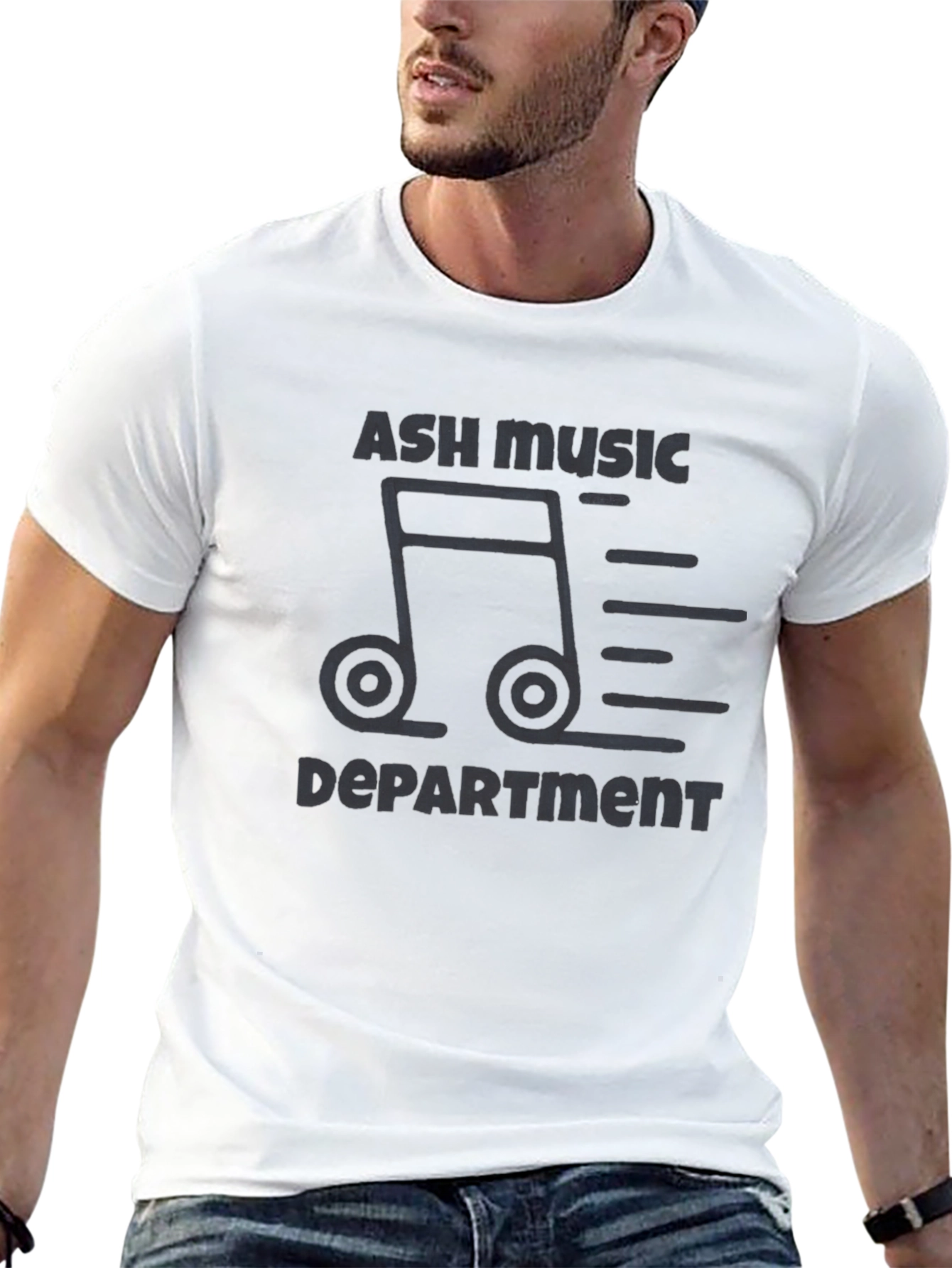 Ash Music Department Black T-Shirt