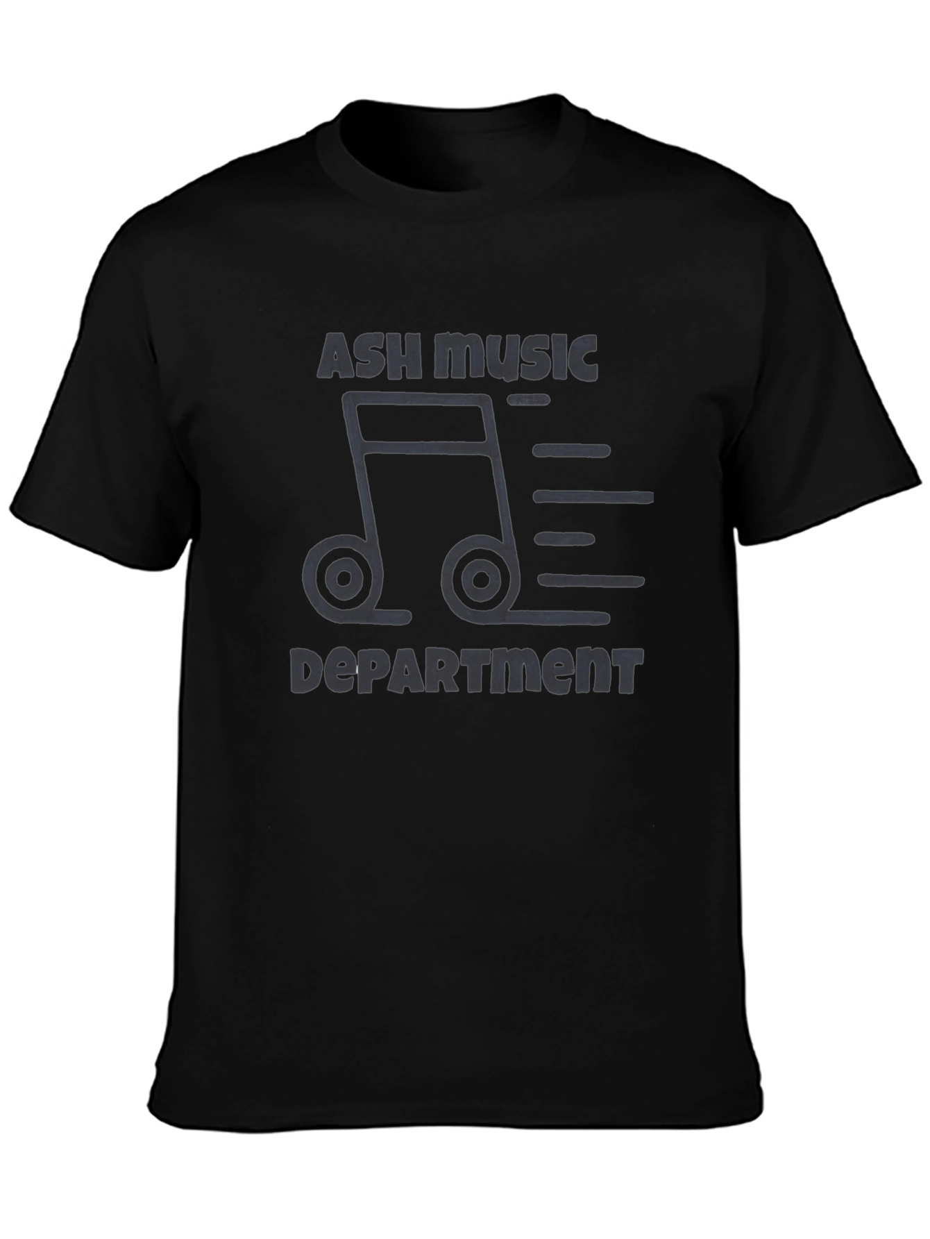 Ash Music Department Black T-Shirt