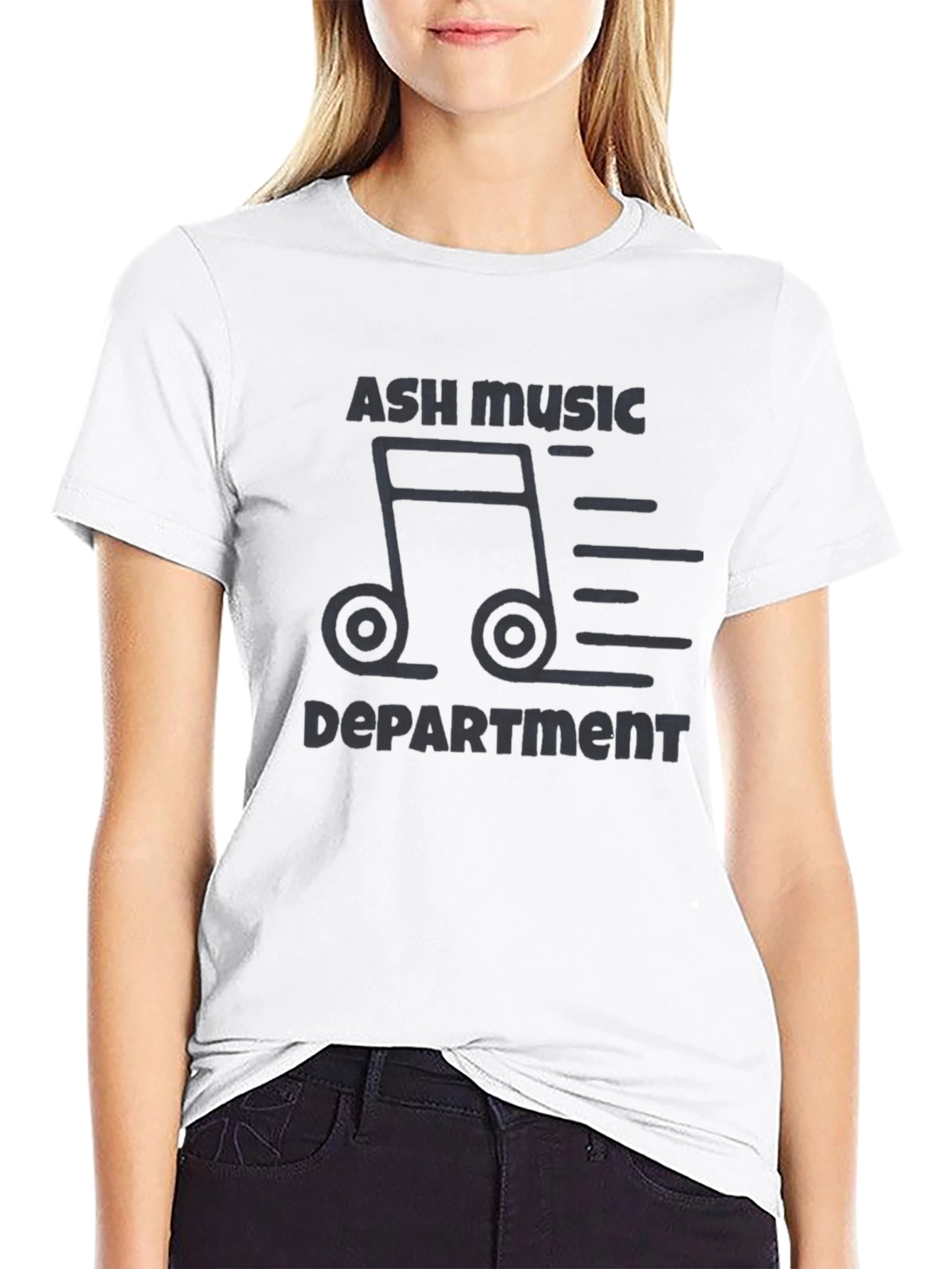 Ash Music Department Black T-Shirt