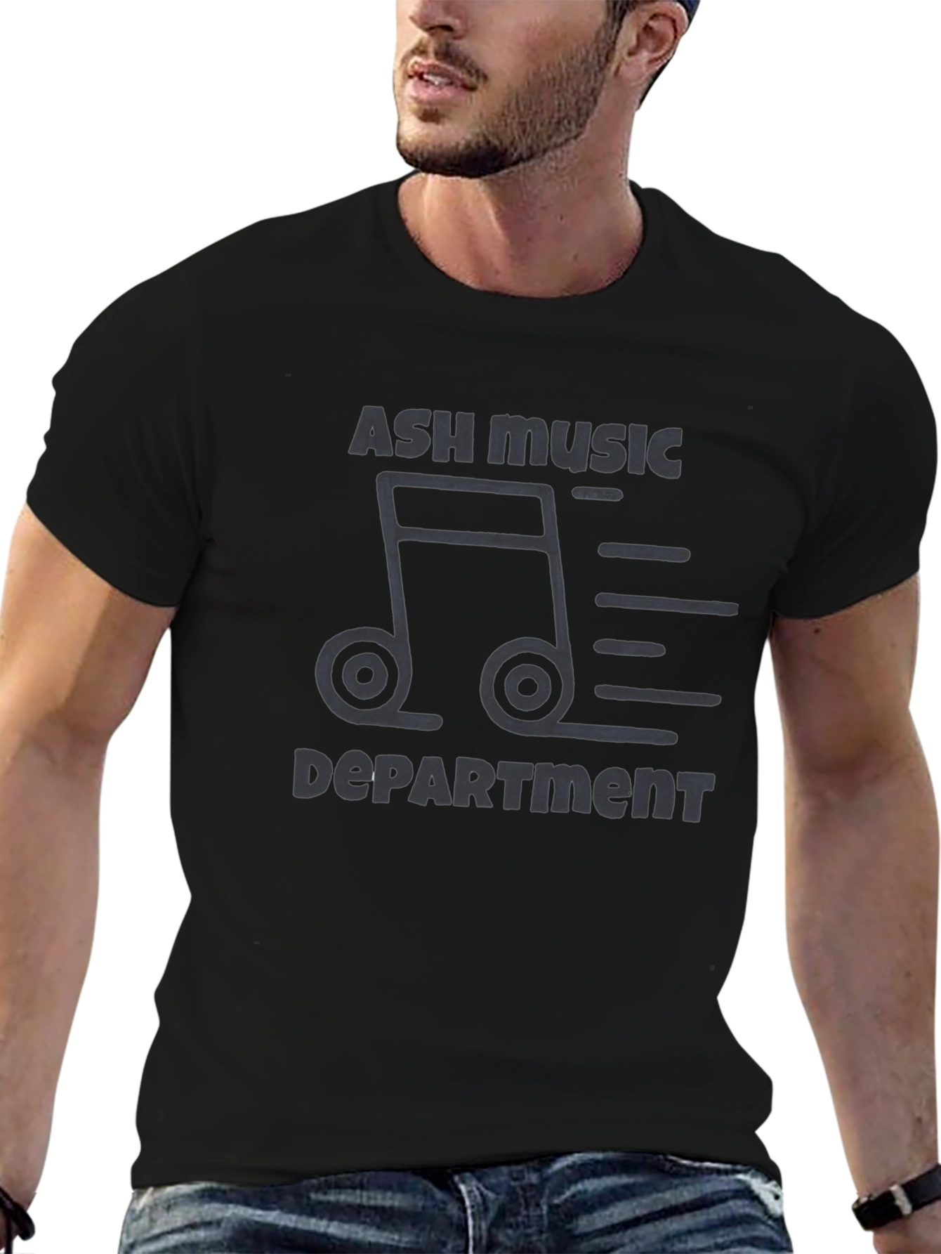 Ash Music Department Black T-Shirt