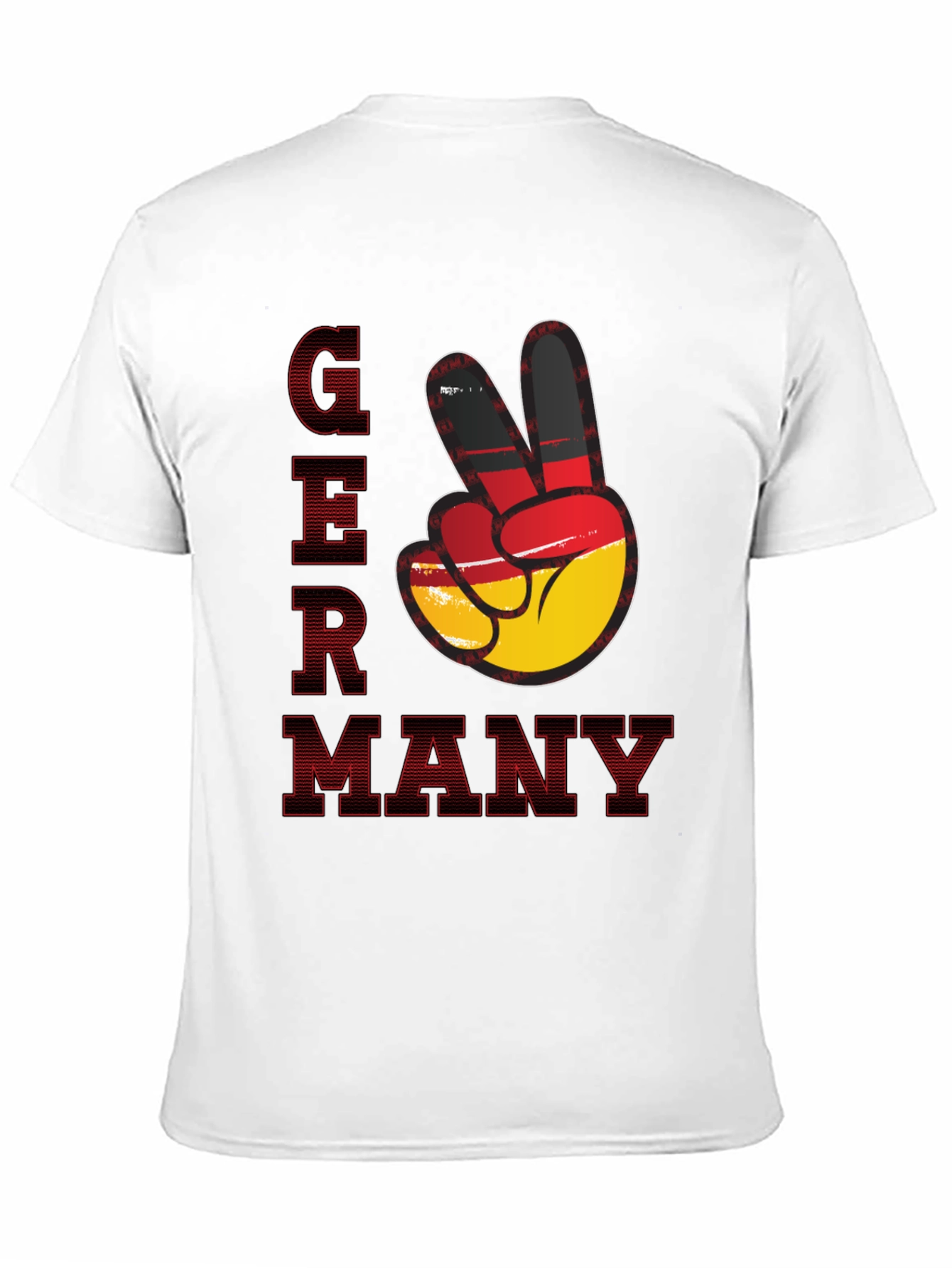 Germany Peace Sign T-Shirt - Black
