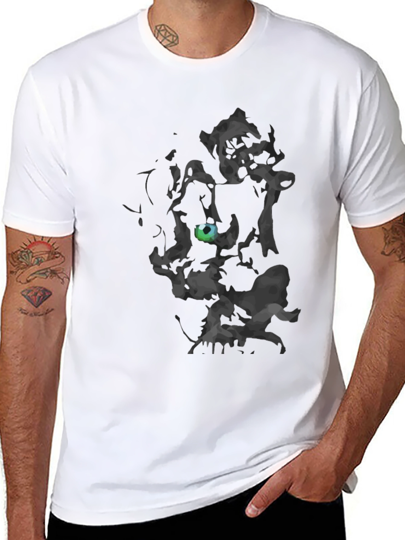 Smokey Eye T-Shirt - Unique Graphic Tee