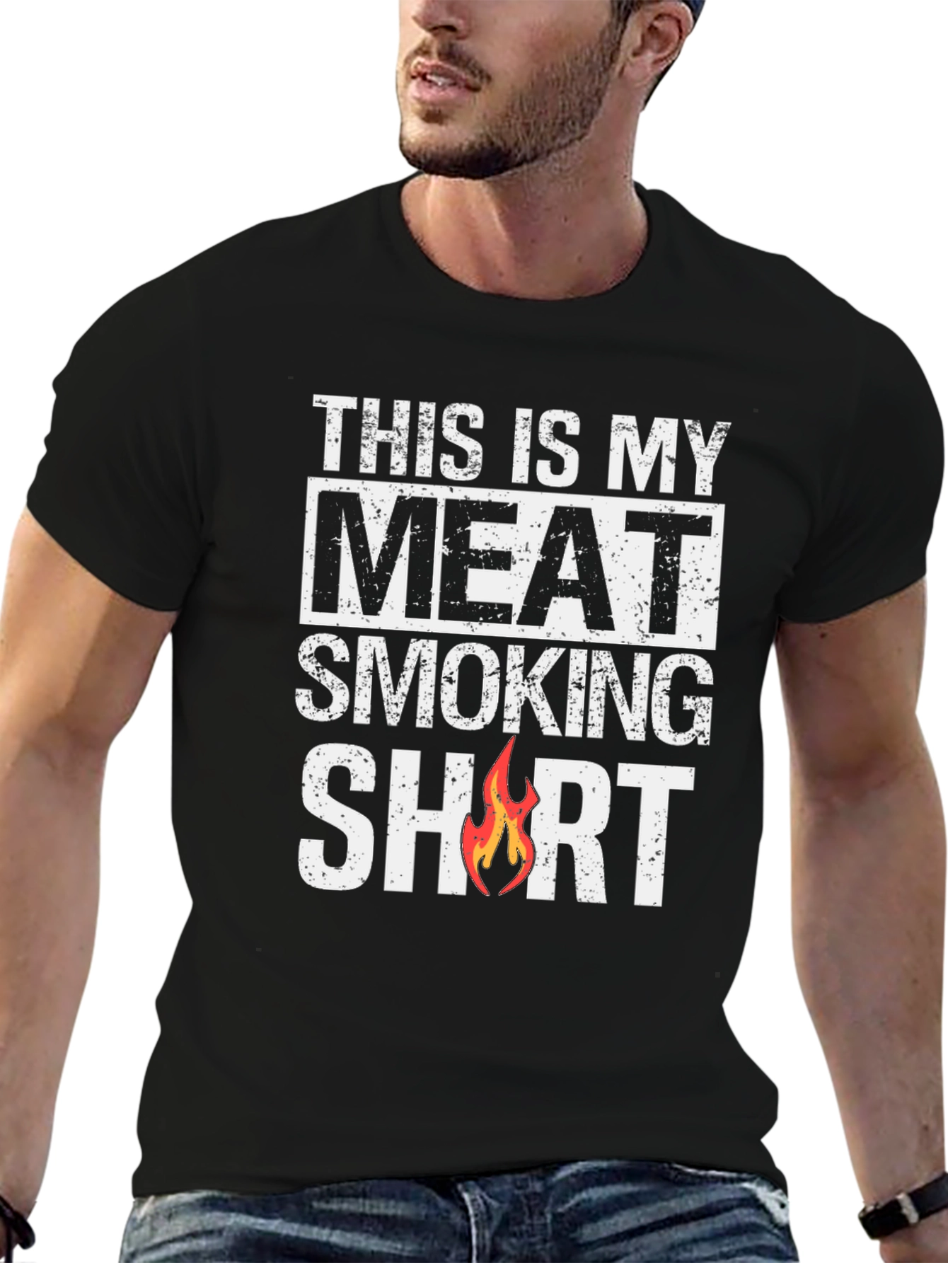 Meat Smoking Short Sleeve T-Shirt