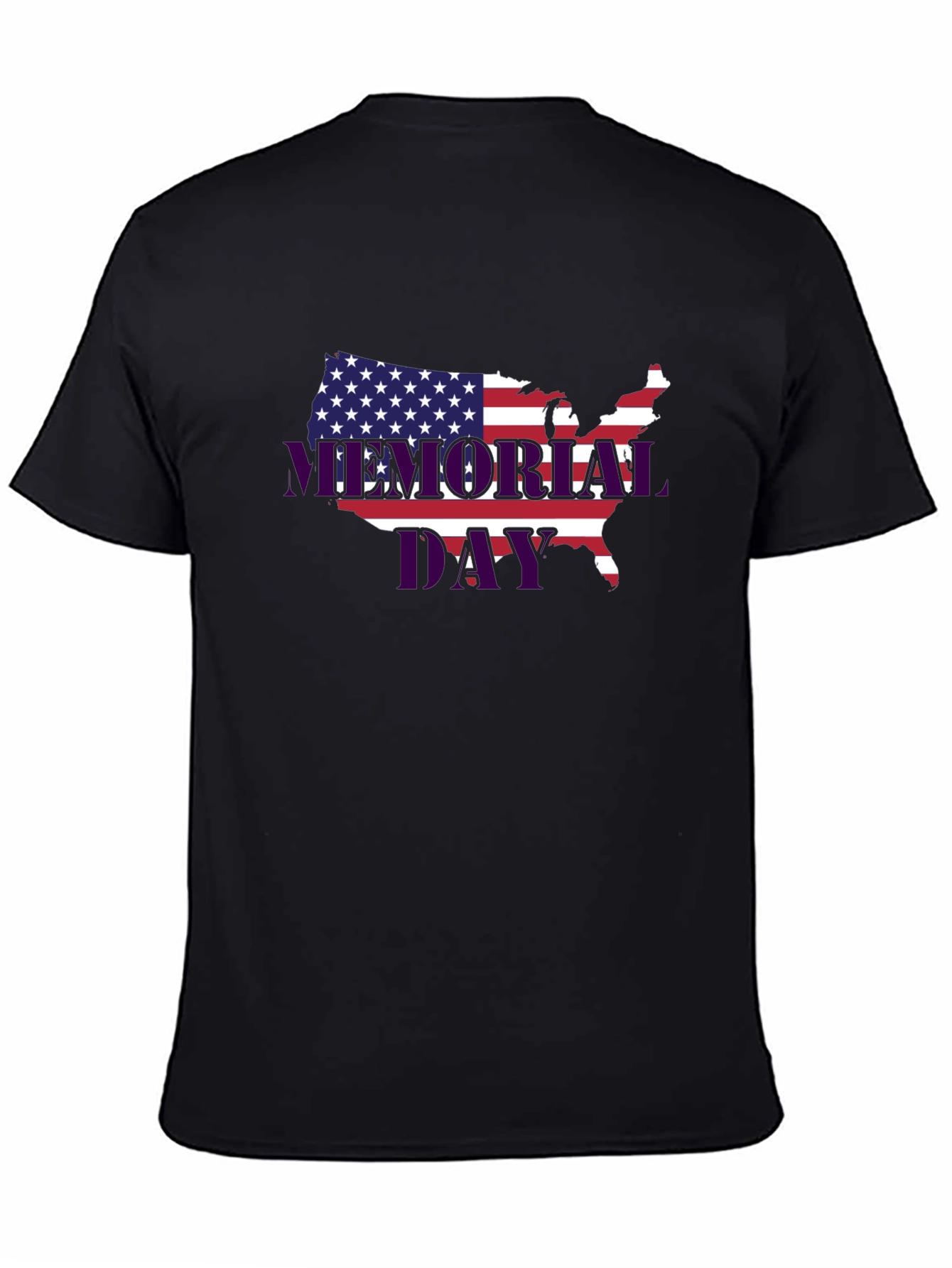 Memorial Day USA Flag T-Shirt