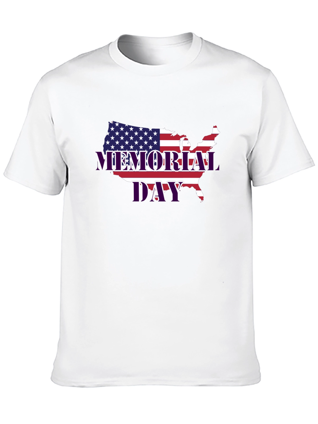 Memorial Day USA Flag T-Shirt