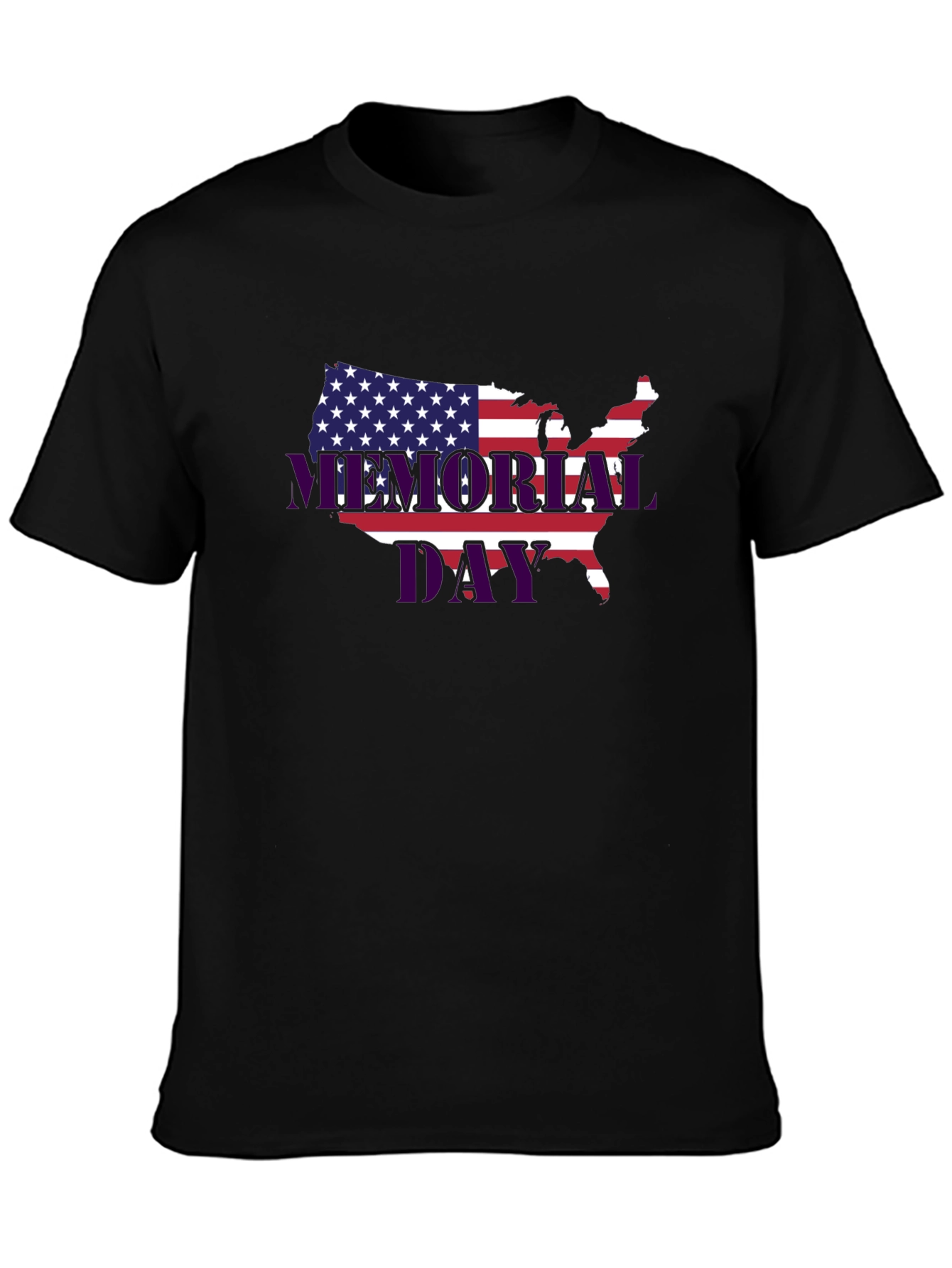 Memorial Day USA Flag T-Shirt