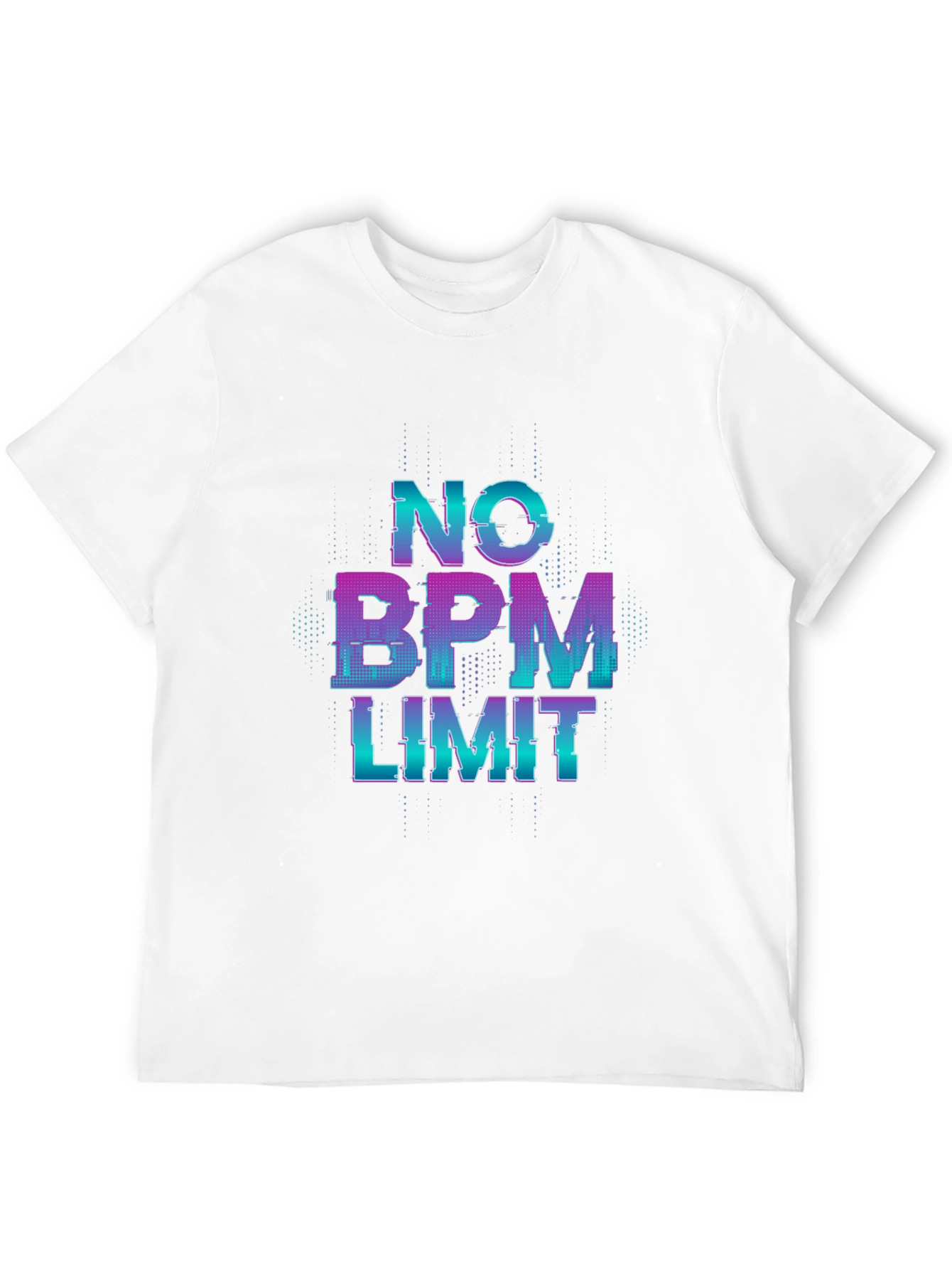 No BPM Limit Glitch T-Shirt - Music Lover Tee