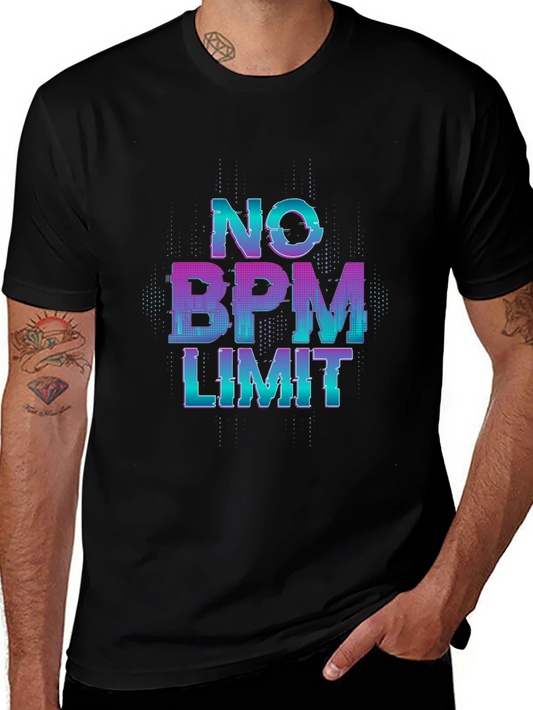 No BPM Limit Glitch T-Shirt - Music Lover Tee