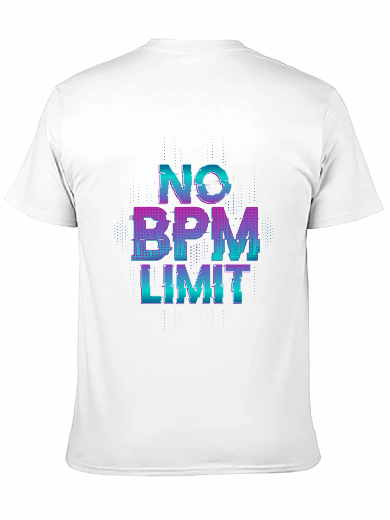 No BPM Limit Glitch T-Shirt - Music Lover Tee
