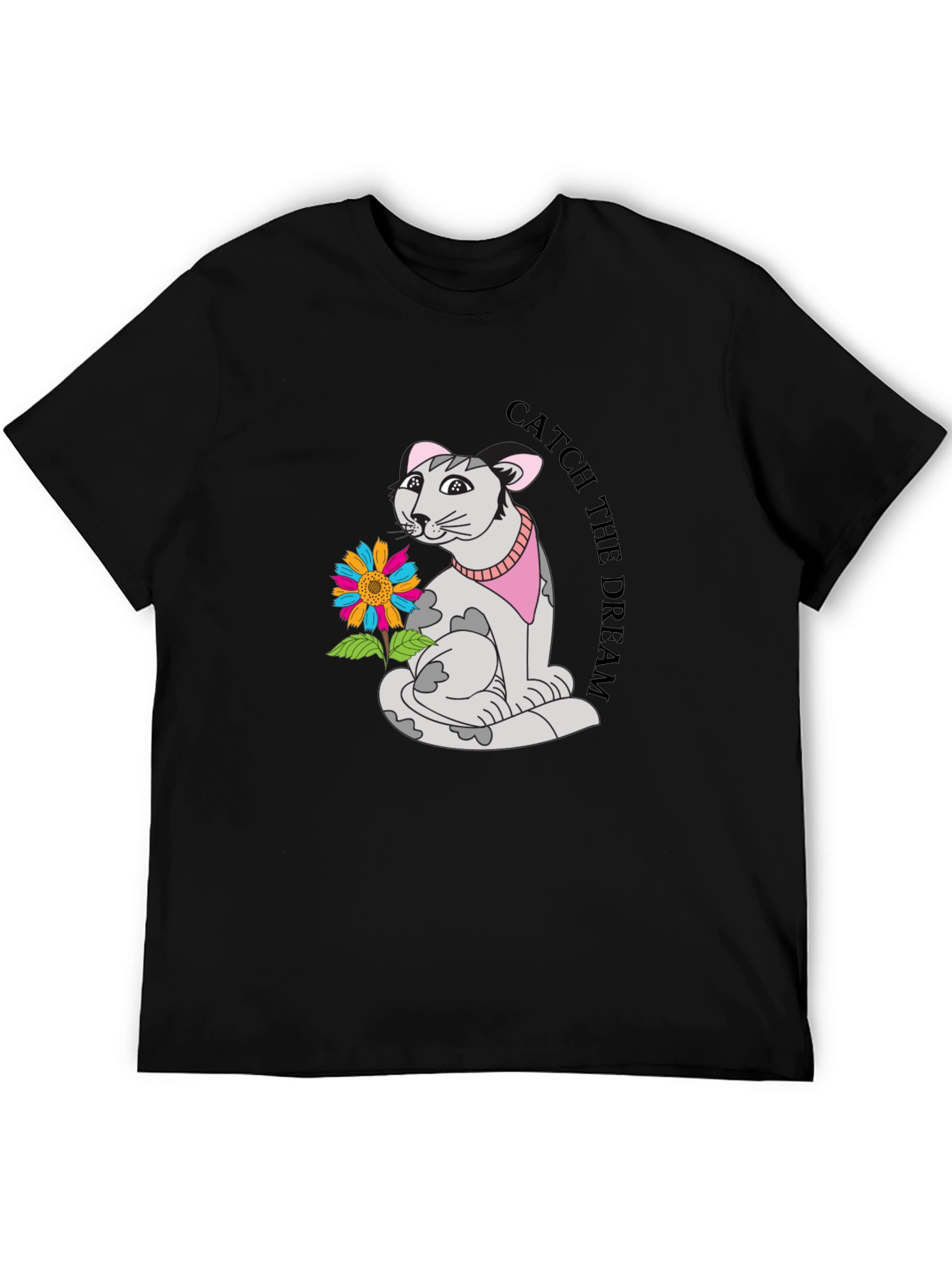 Catch the Dream Cat Graphic Tee - Unisex