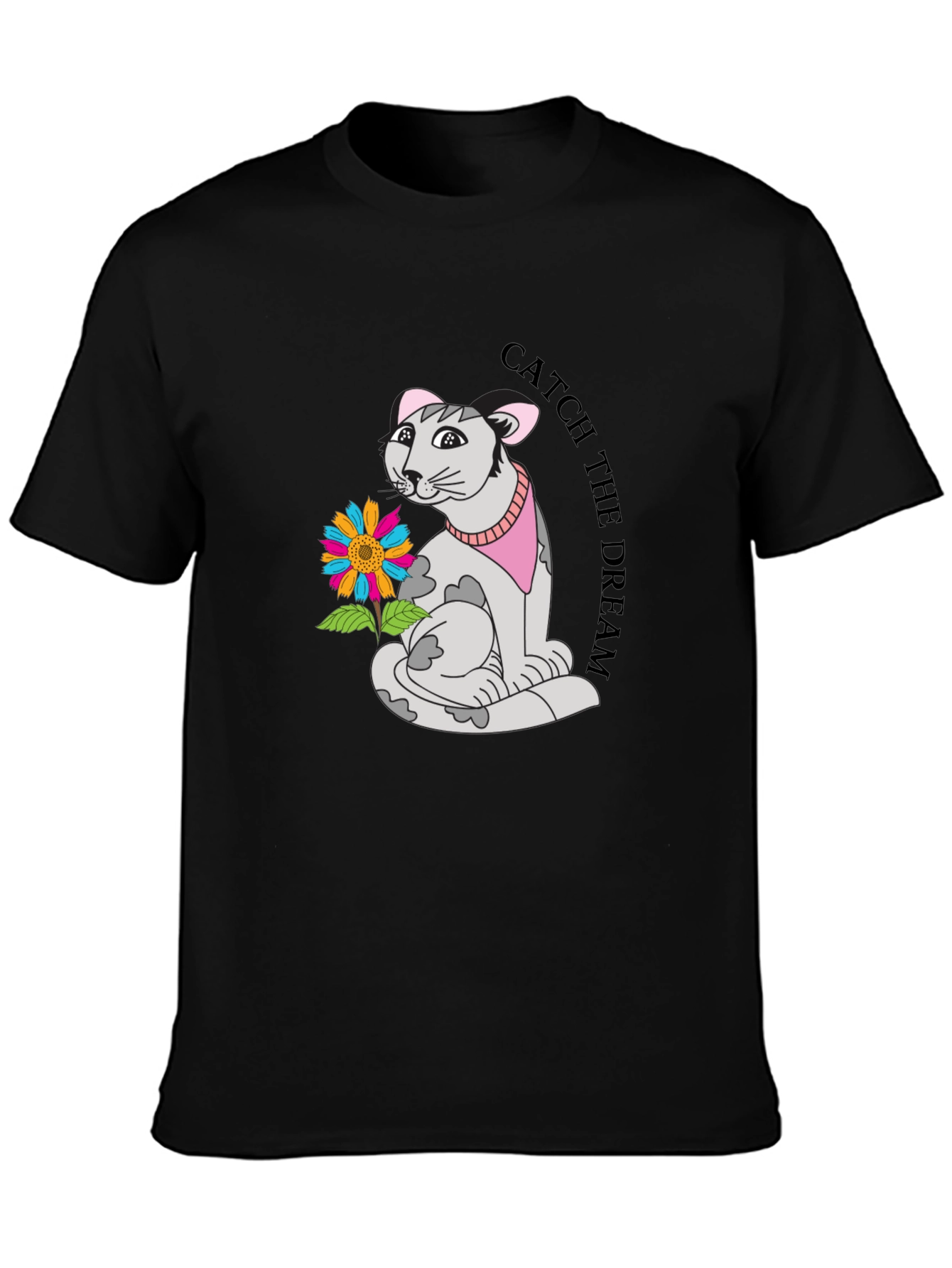 Catch the Dream Cat Graphic Tee - Unisex