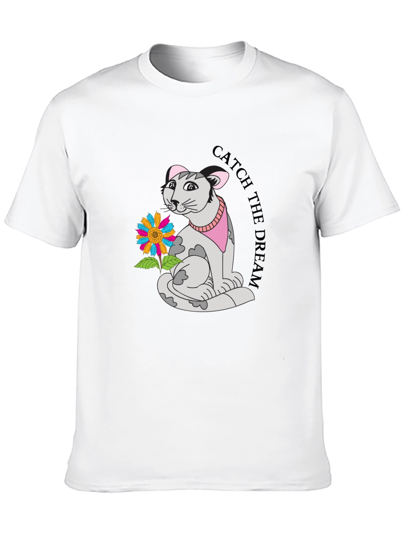 Catch the Dream Cat Graphic Tee - Unisex