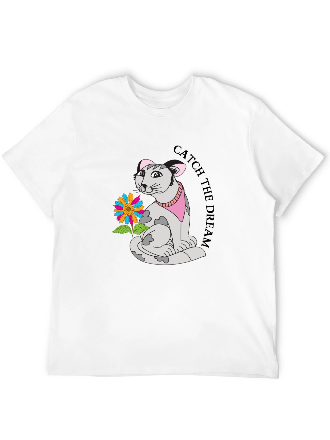 Catch the Dream Cat Graphic Tee - Unisex