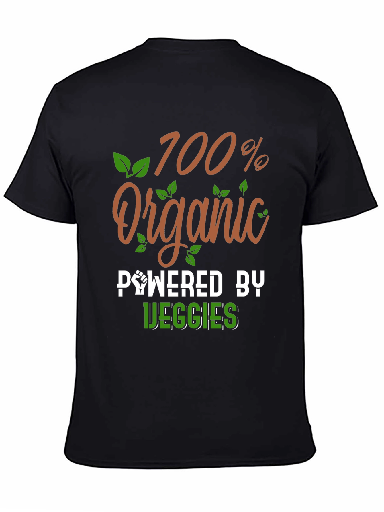 100% Organic Powered by Veggies T-Shirt