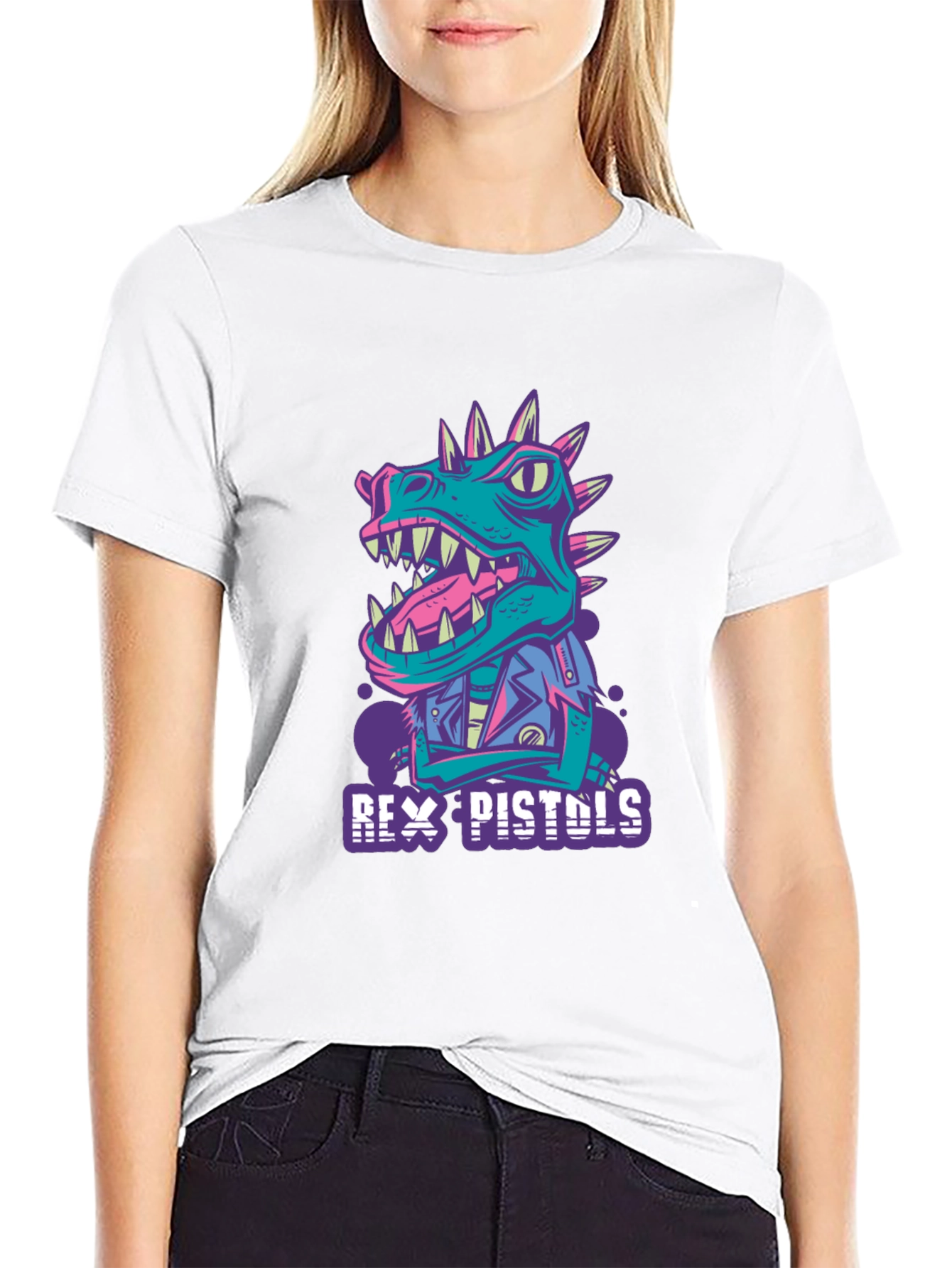 Rex Pistols Dinosaur Punk T-Shirt