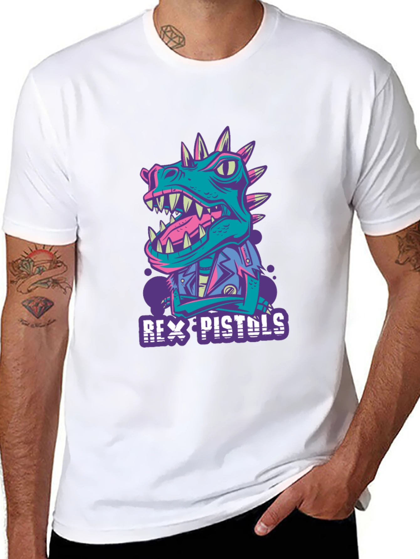 Rex Pistols Dinosaur Punk T-Shirt