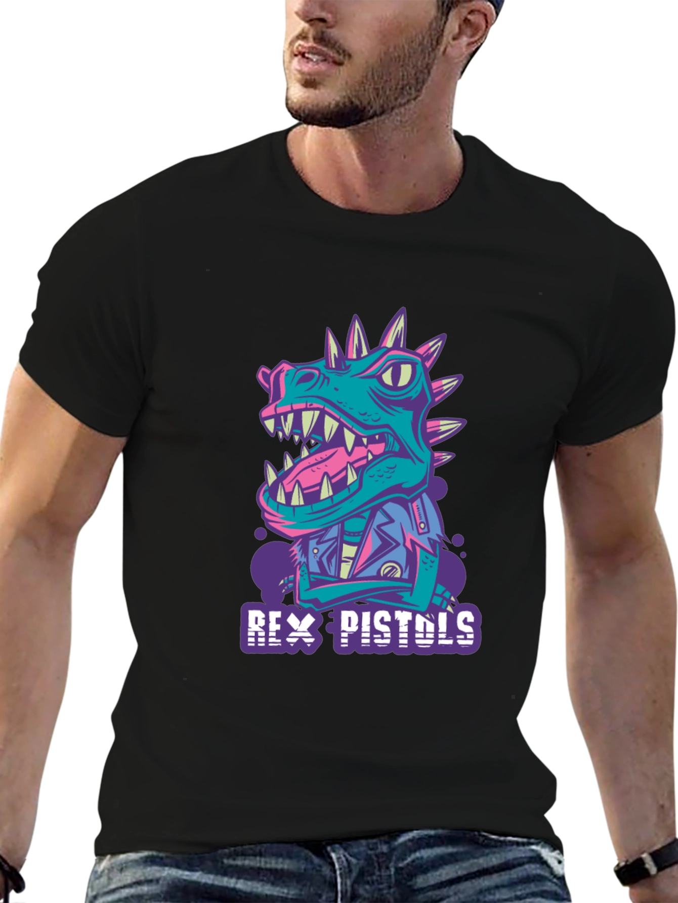 Rex Pistols Dinosaur Punk T-Shirt