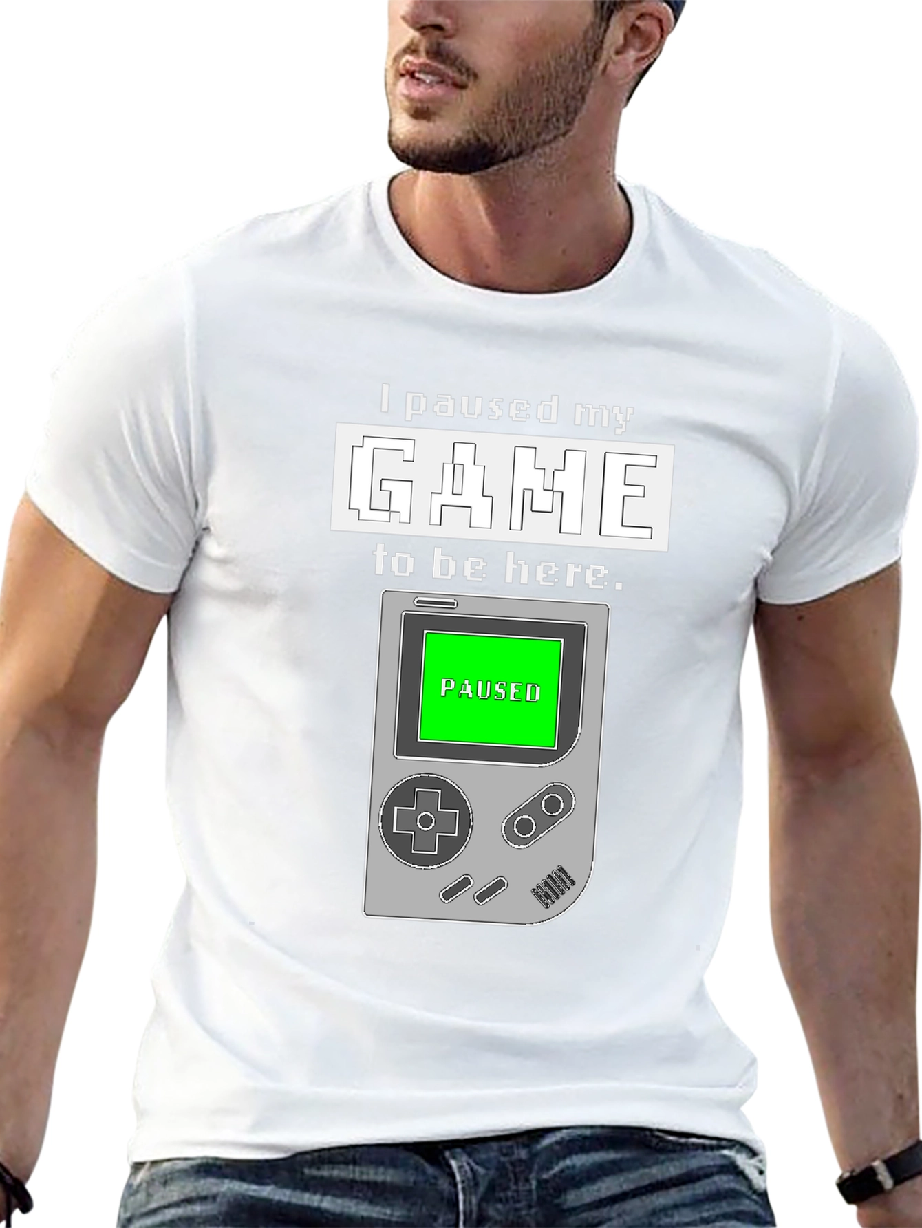 Paused Game T-Shirt: Gamers Statement Tee