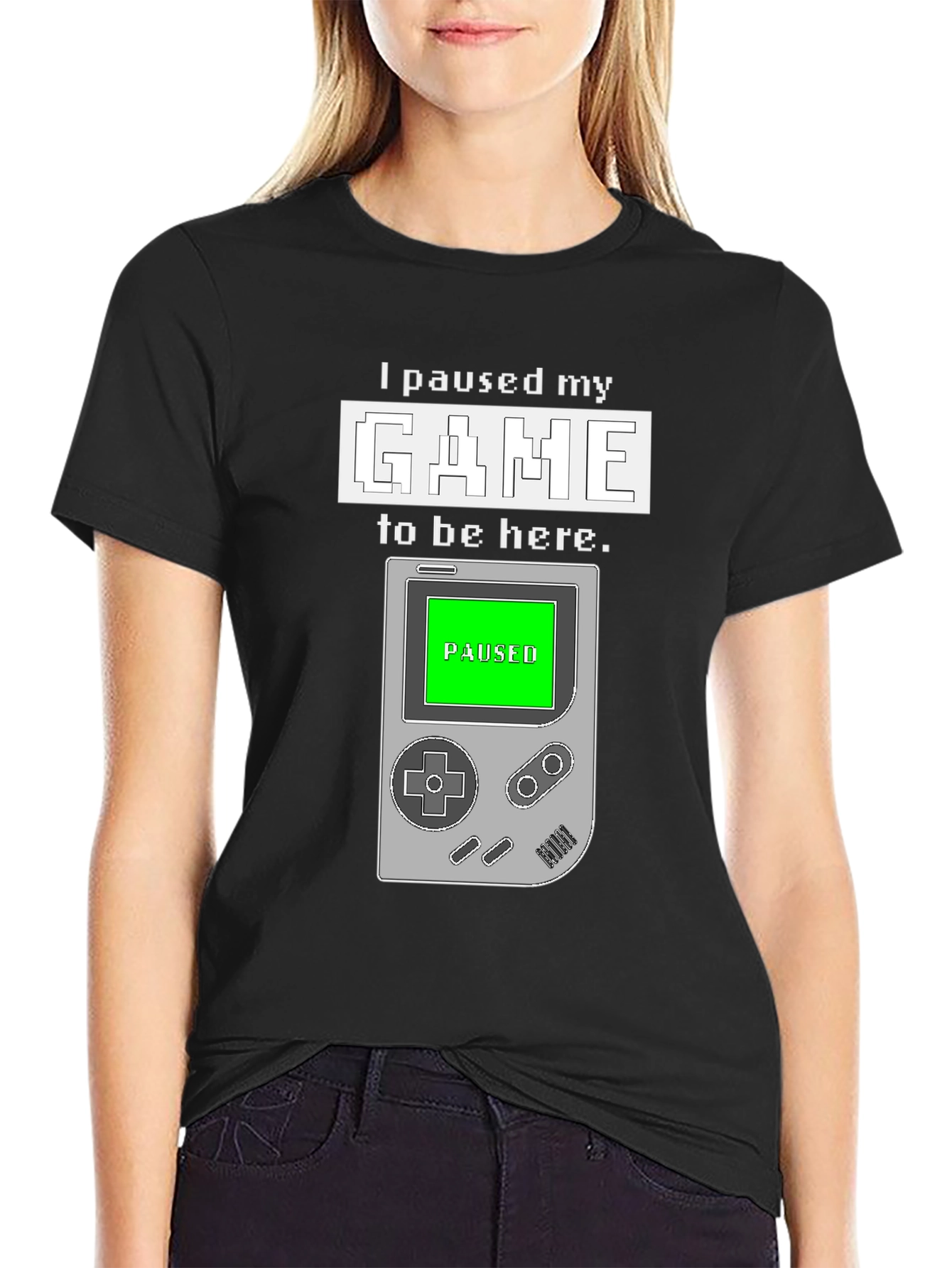 Paused Game T-Shirt: Gamers Statement Tee