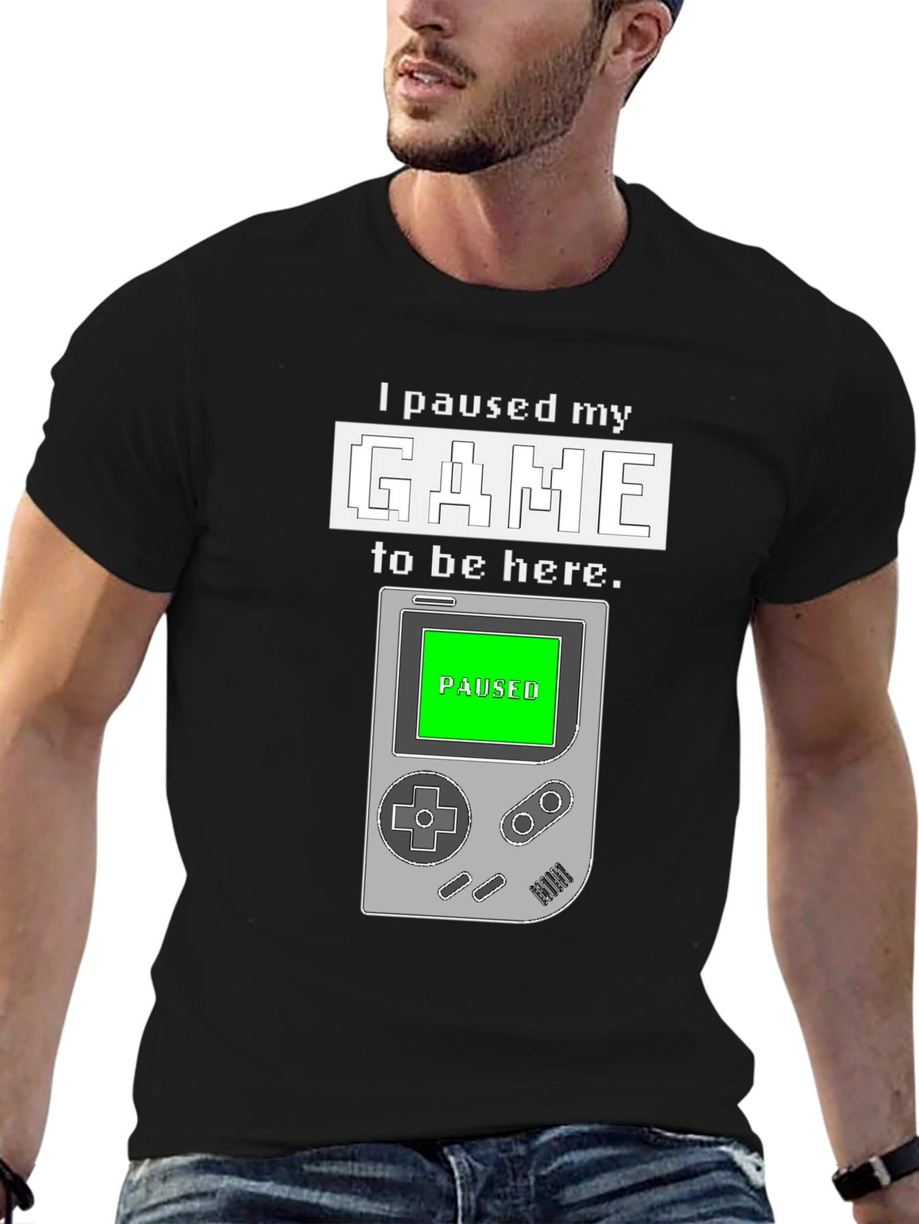 Paused Game T-Shirt: Gamers Statement Tee