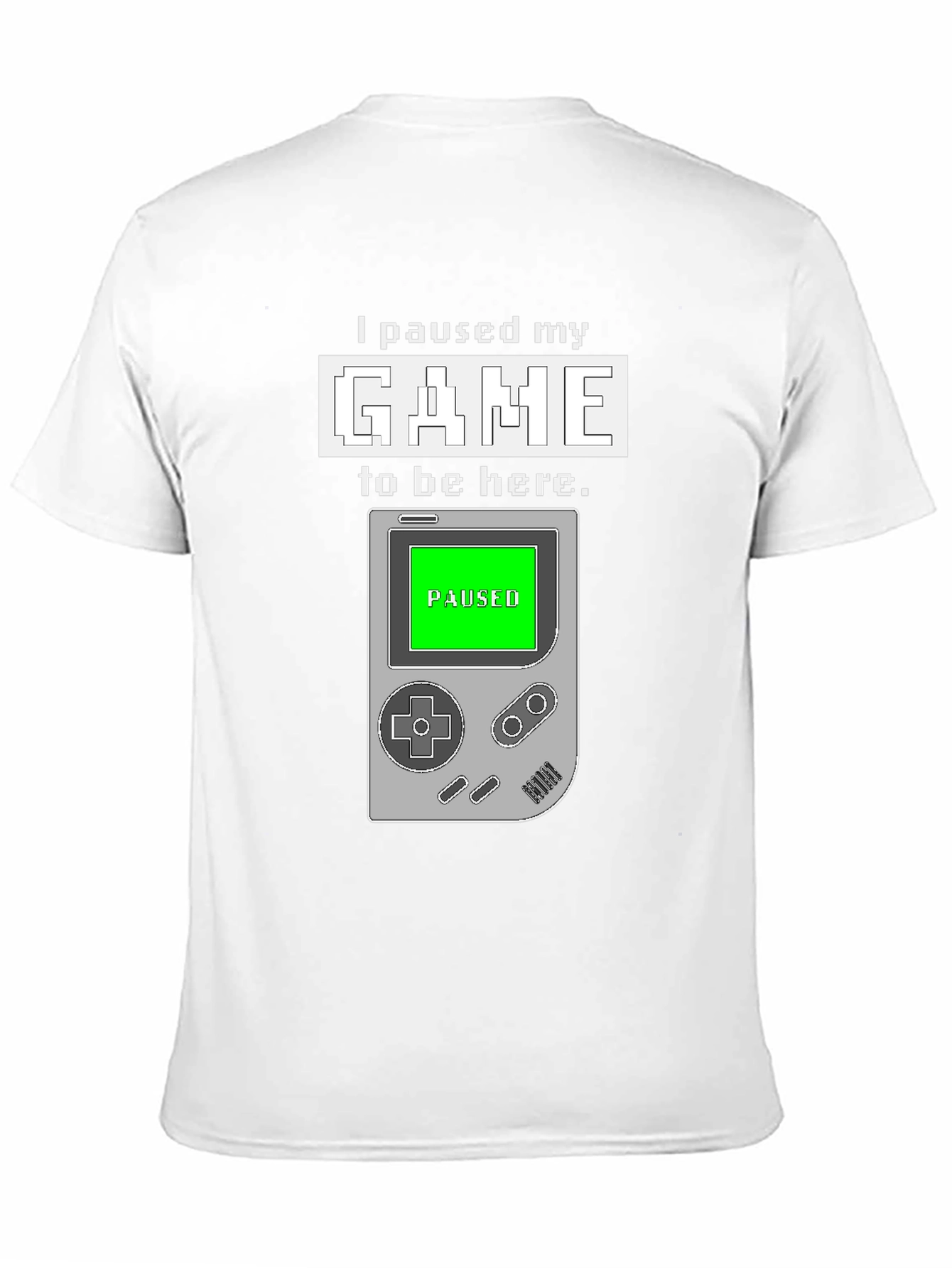Paused Game T-Shirt: Gamers Statement Tee
