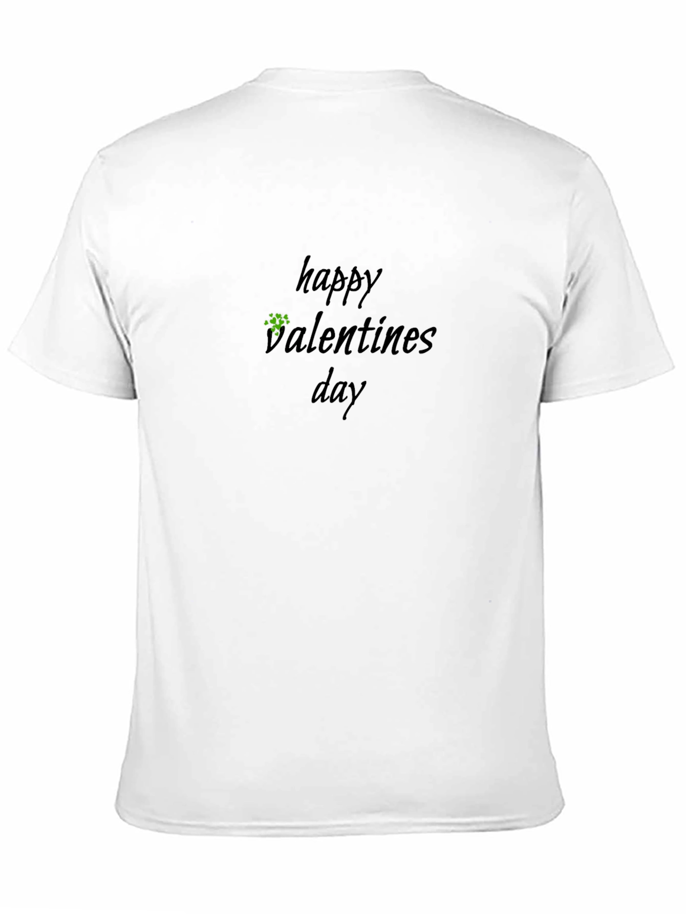 Happy Valentines Day Black T-Shirt