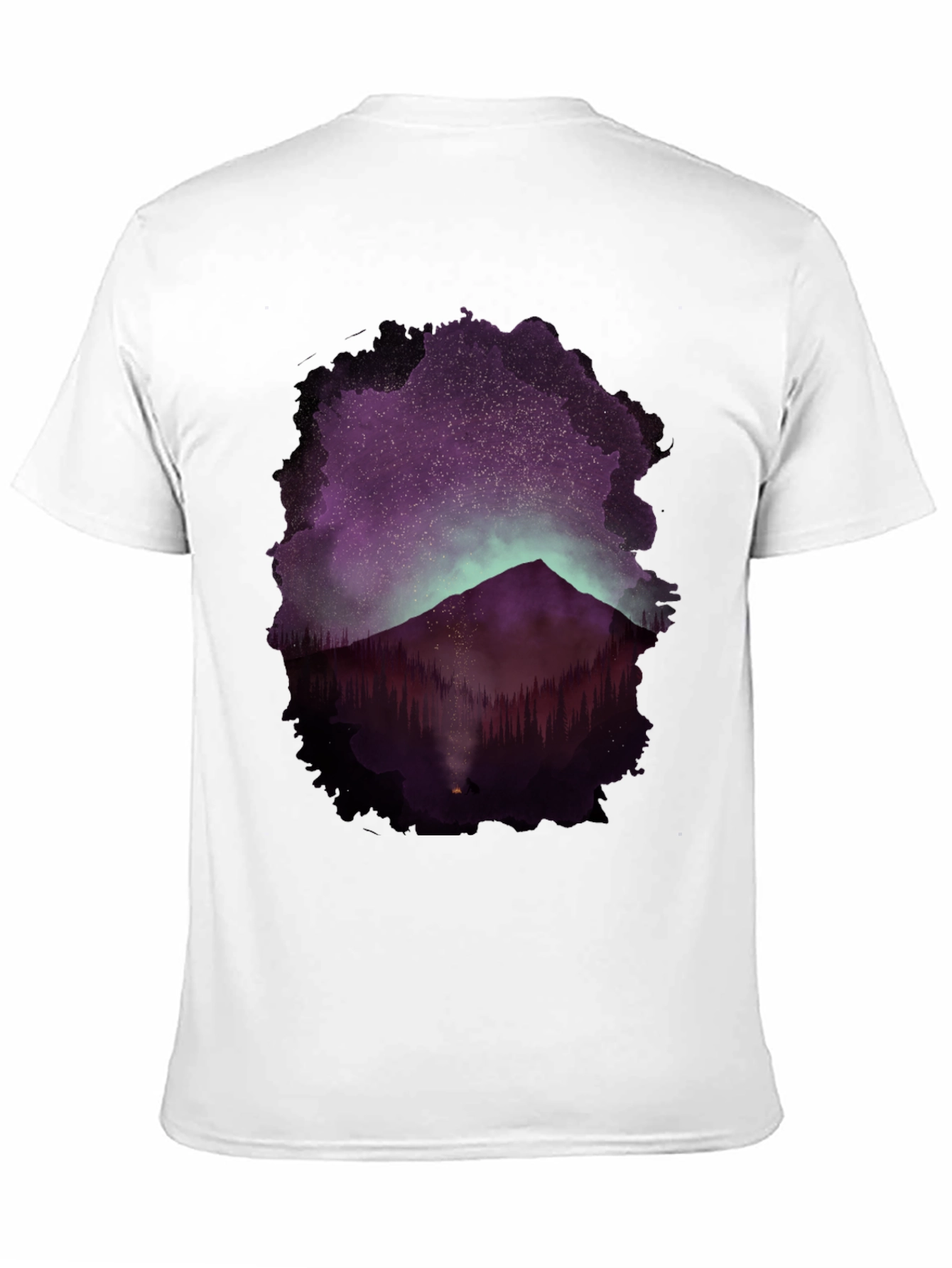 Mountain Night Sky Graphic Tee