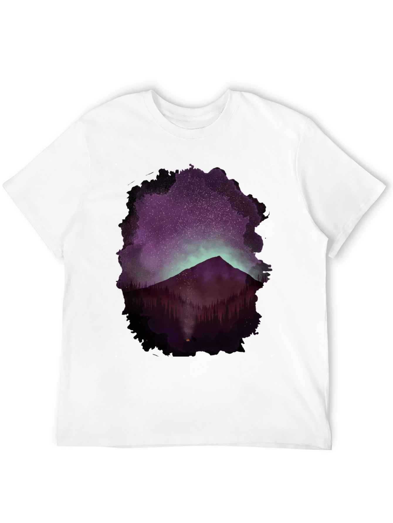 Mountain Night Sky Graphic Tee