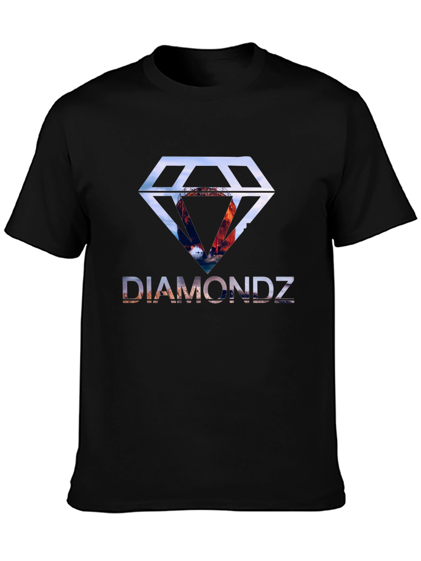 Diamondz Black T-Shirt