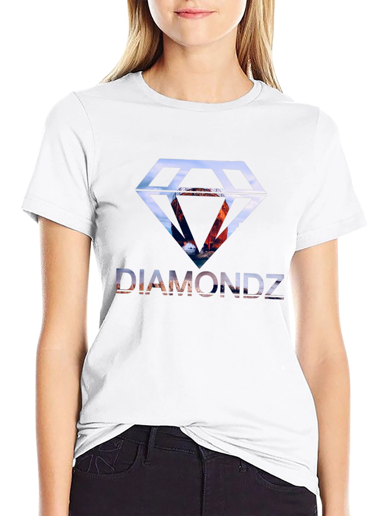 Diamondz Black T-Shirt