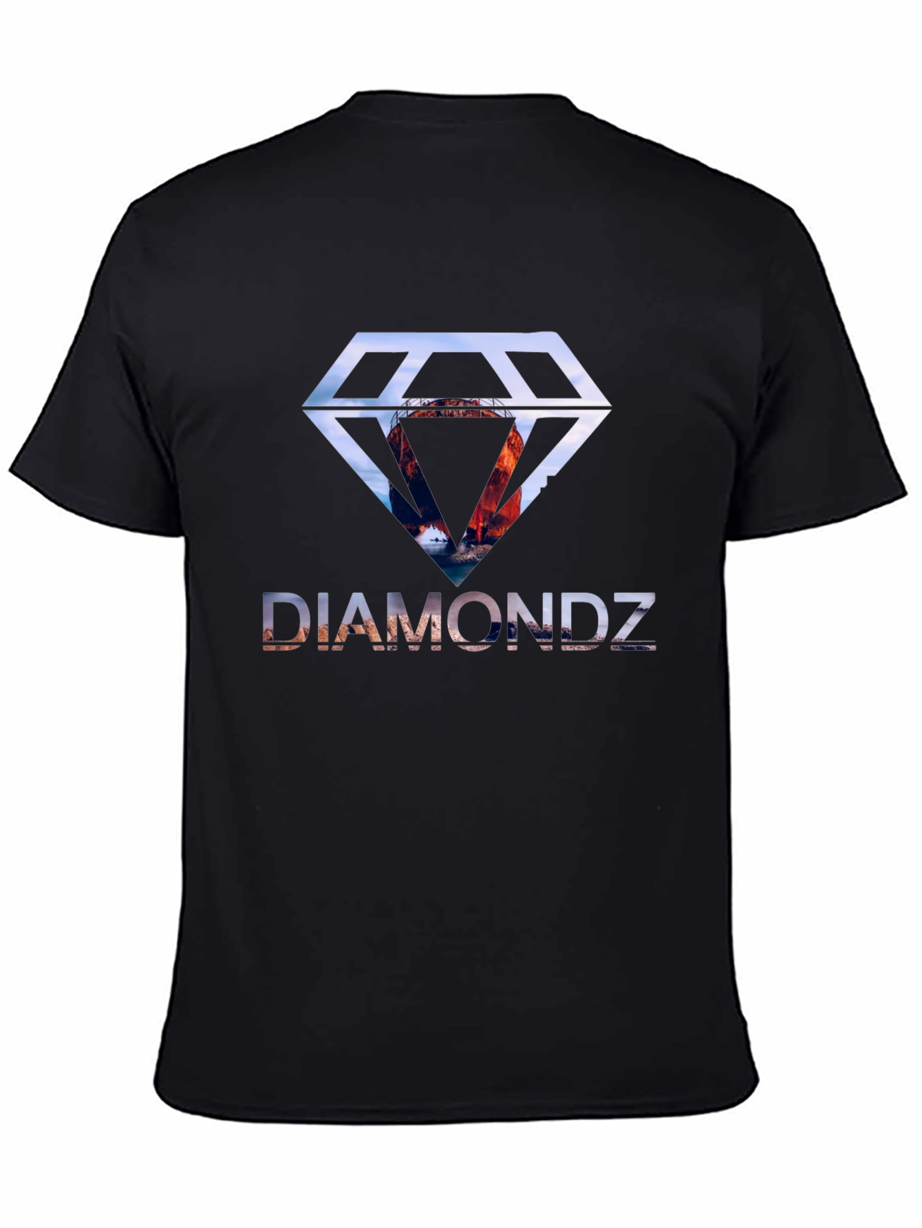 Diamondz Black T-Shirt
