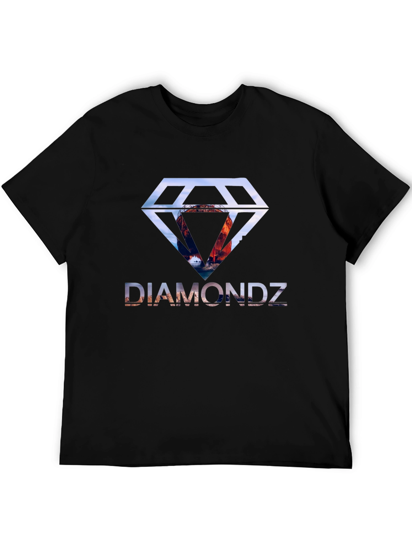 Diamondz Black T-Shirt