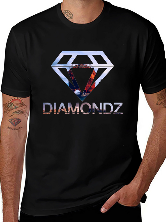 Diamondz Black T-Shirt