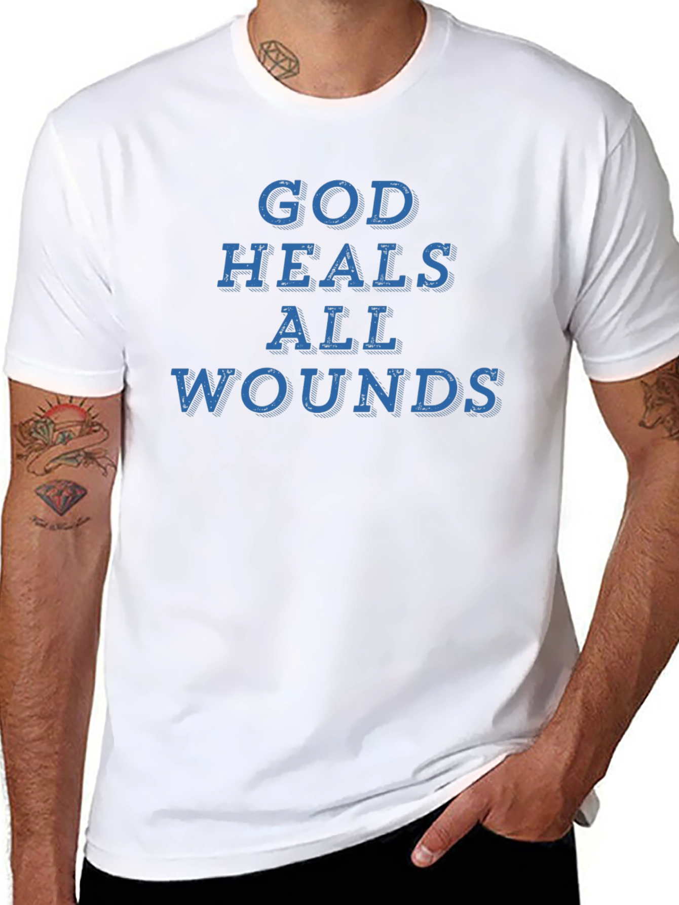 God Heals All Wounds Graphic Tee