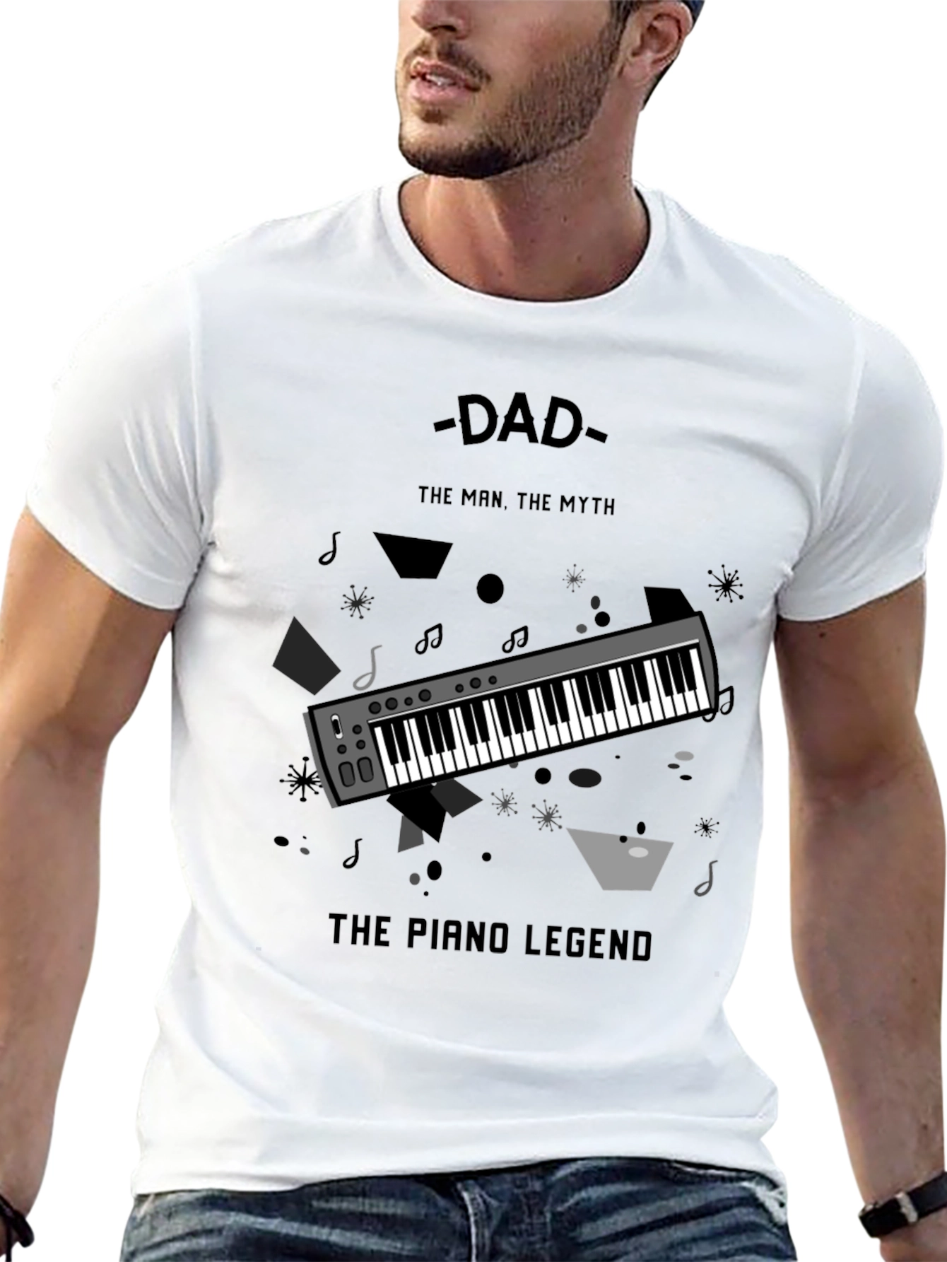 Dad The Piano Legend T-Shirt