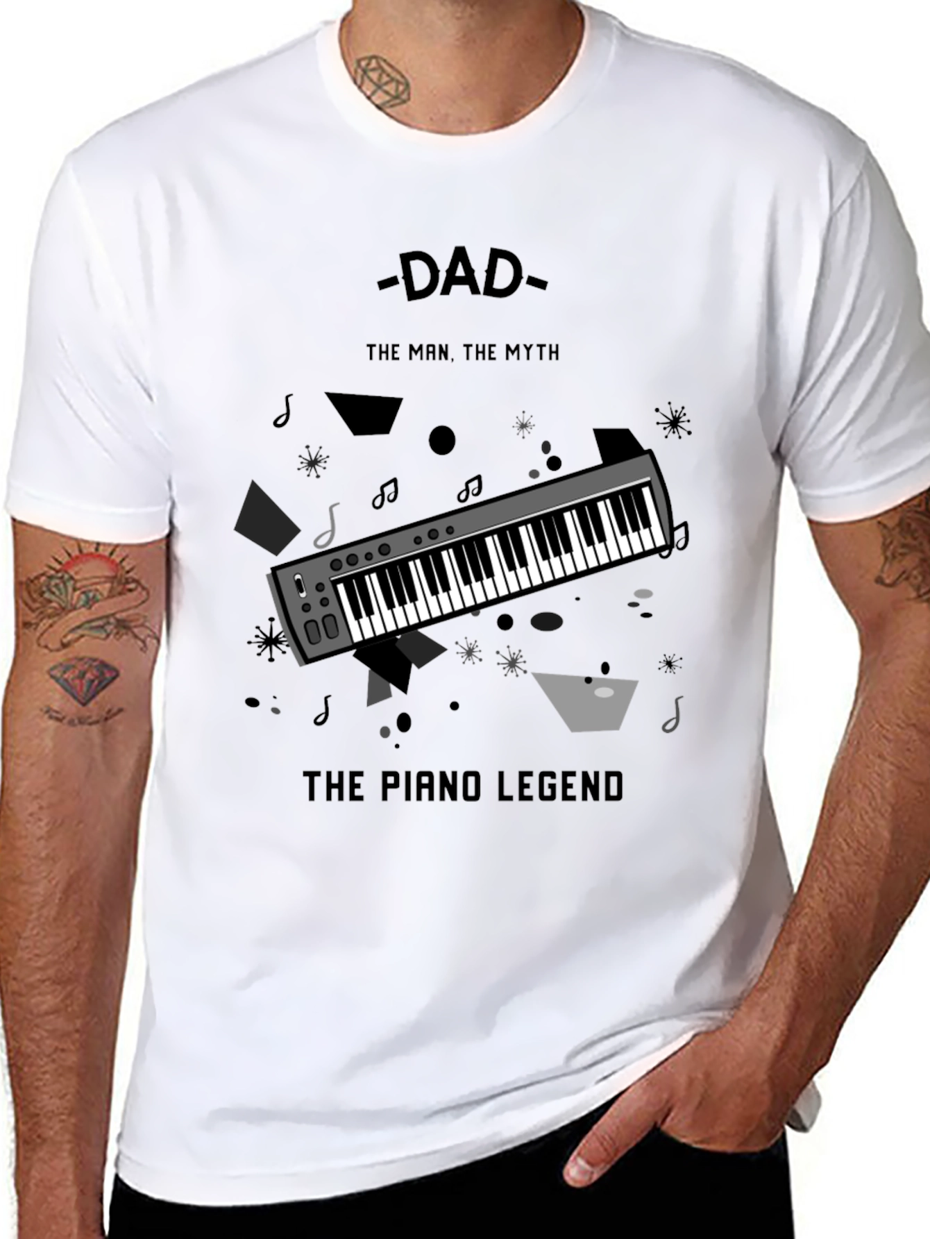 Dad The Piano Legend T-Shirt