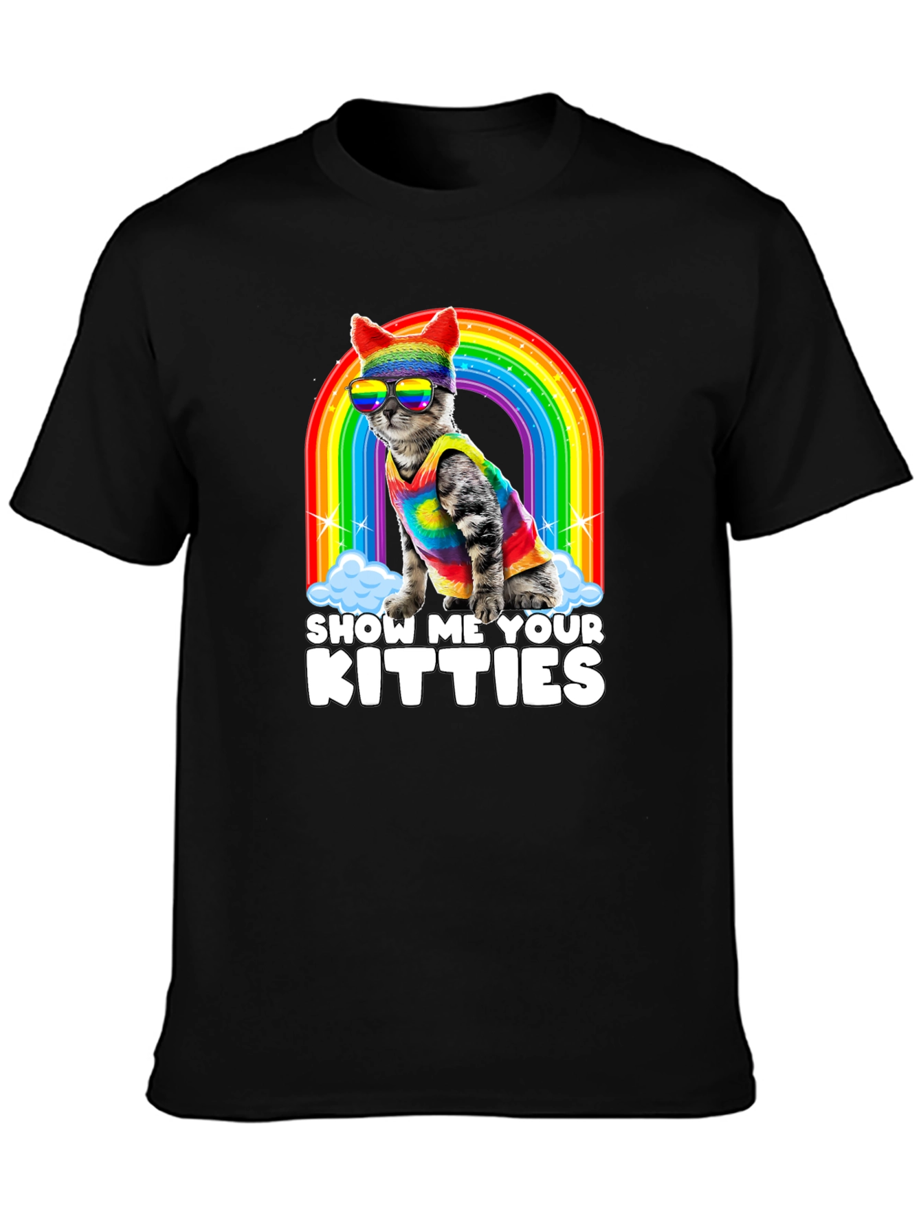 Show Me Your Kitties Pride T-Shirt