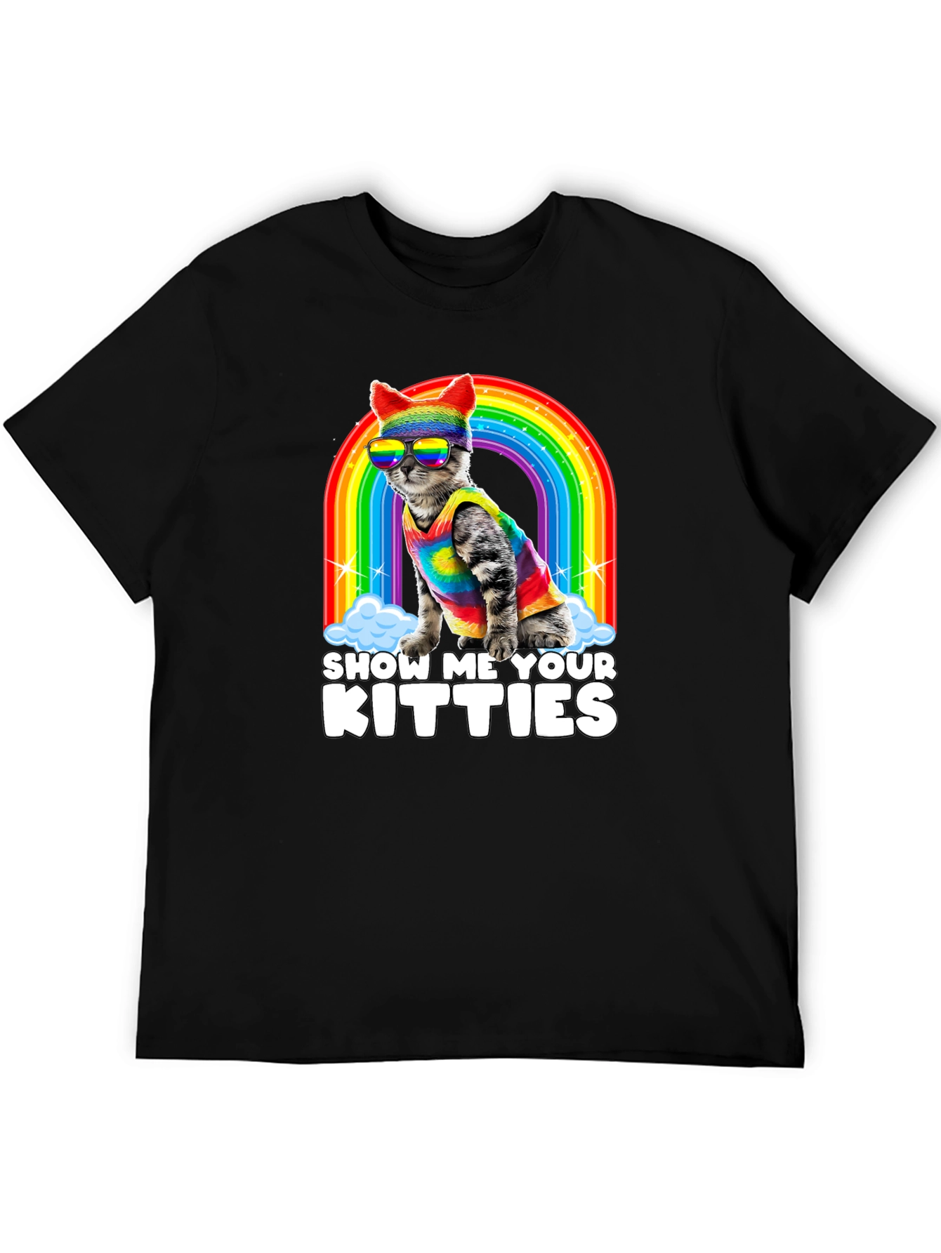 Show Me Your Kitties Pride T-Shirt
