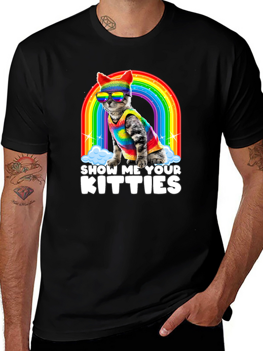 Show Me Your Kitties Pride T-Shirt