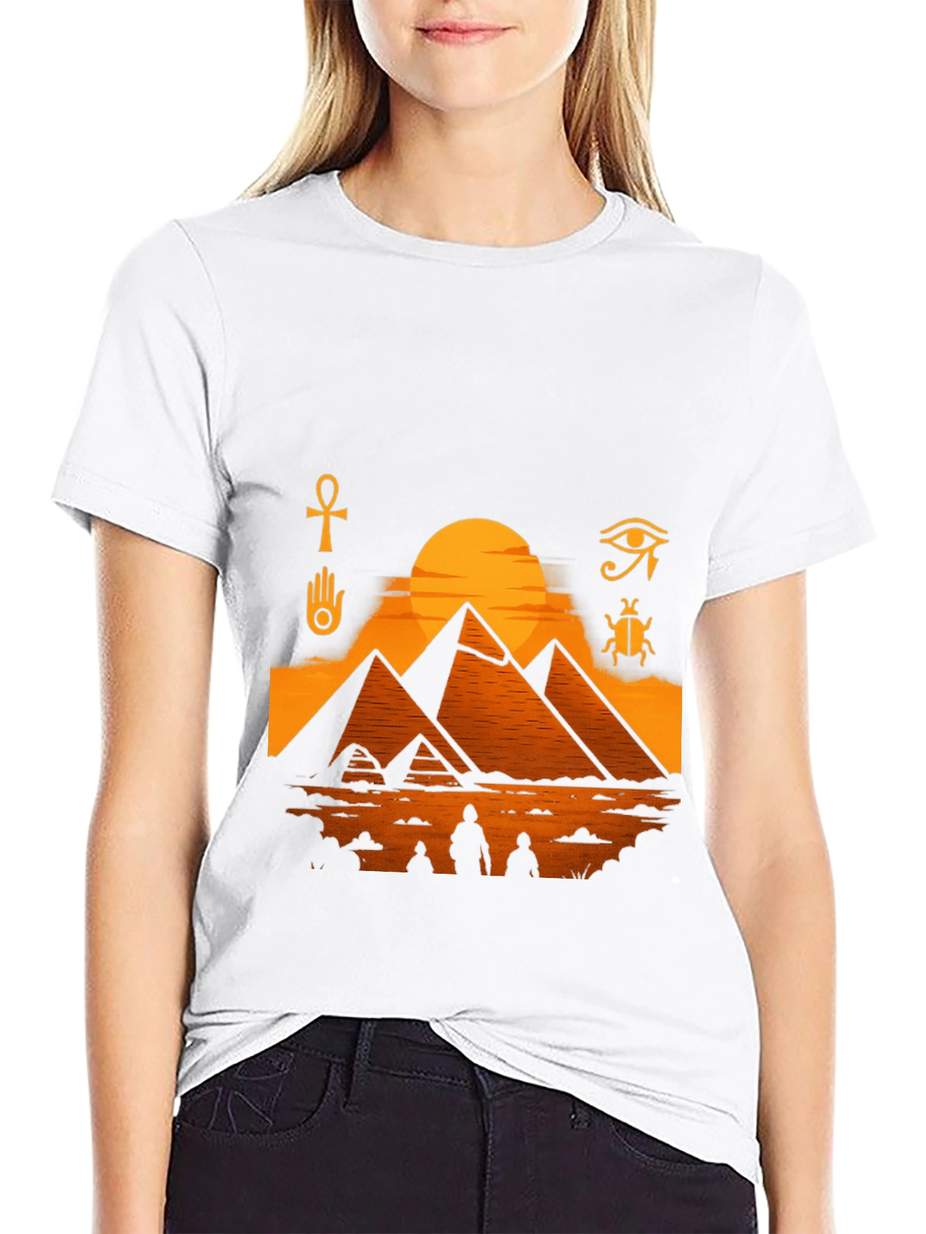 Egyptian Pyramids Graphic T-Shirt