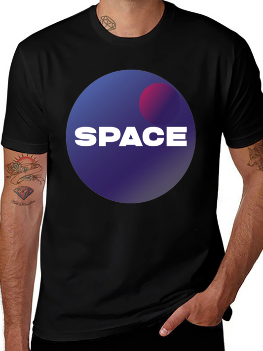 Space Graphic T-Shirt - Galaxy Design