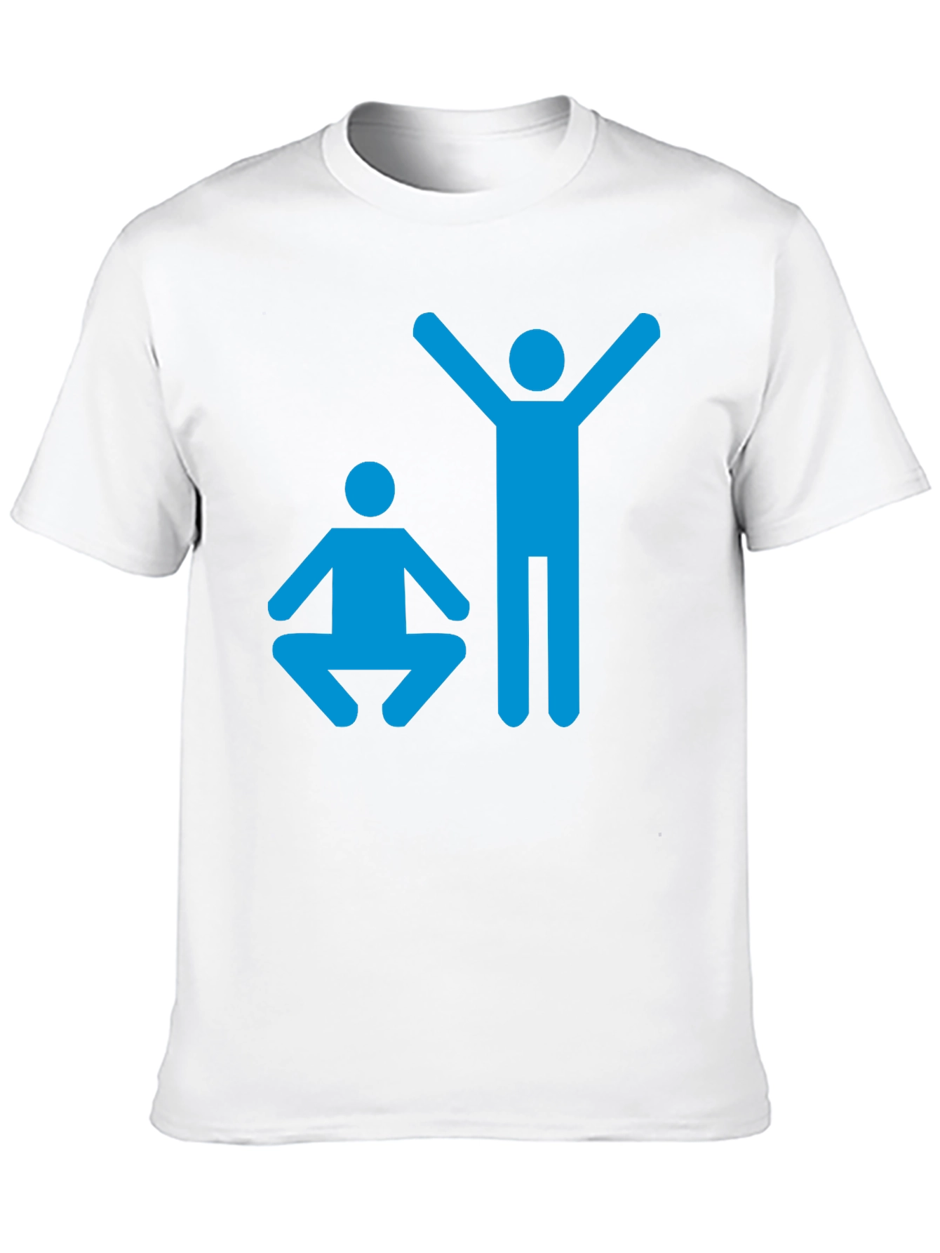 Yoga Pose Graphic T-Shirt - Black Cotton Tee
