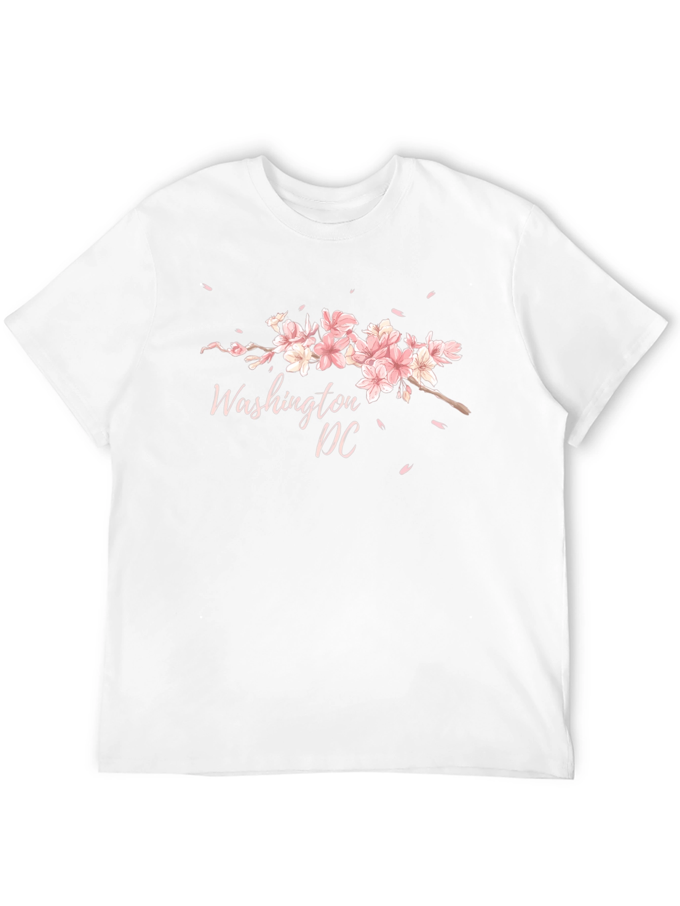 Washington DC Cherry Blossom Black T-Shirt