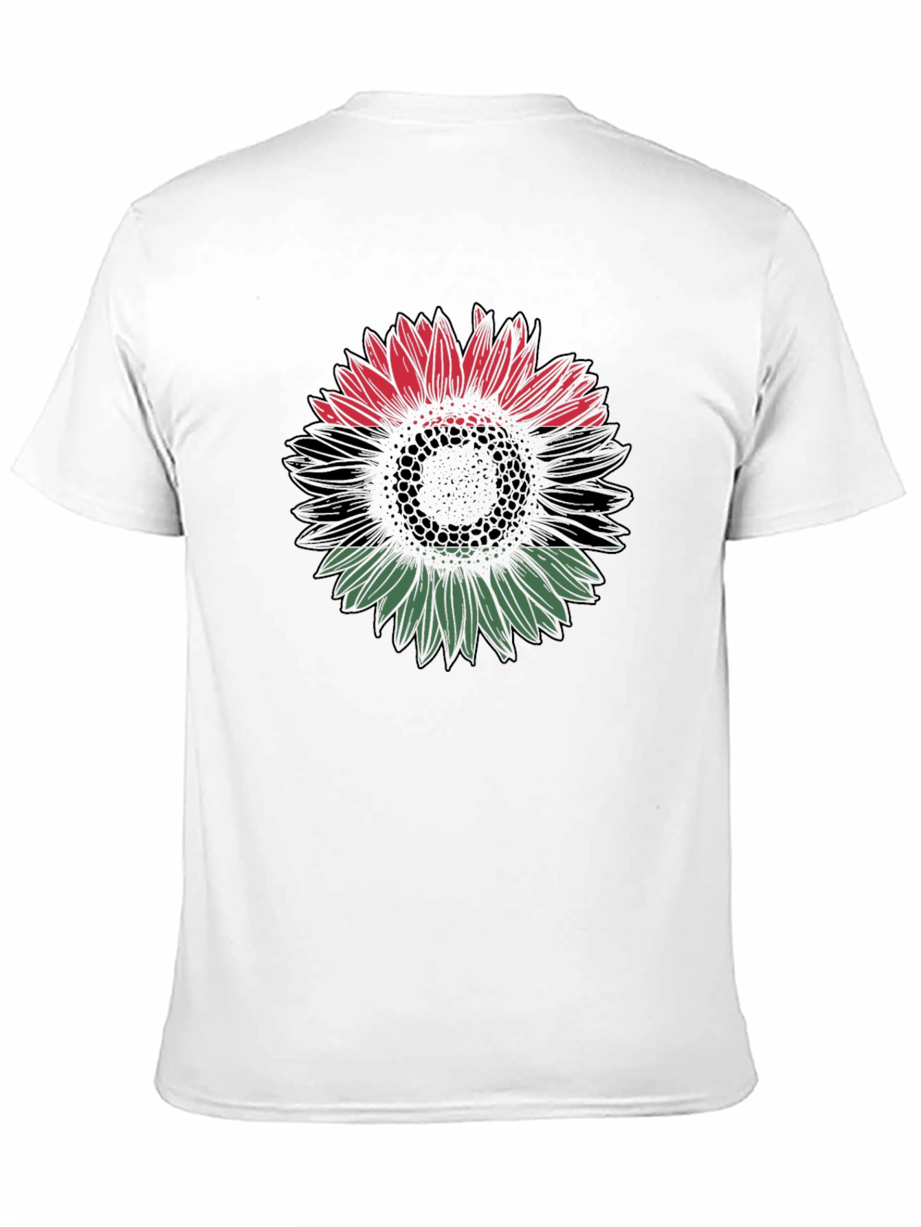 Pan-African Flag Sunflower Graphic Tee