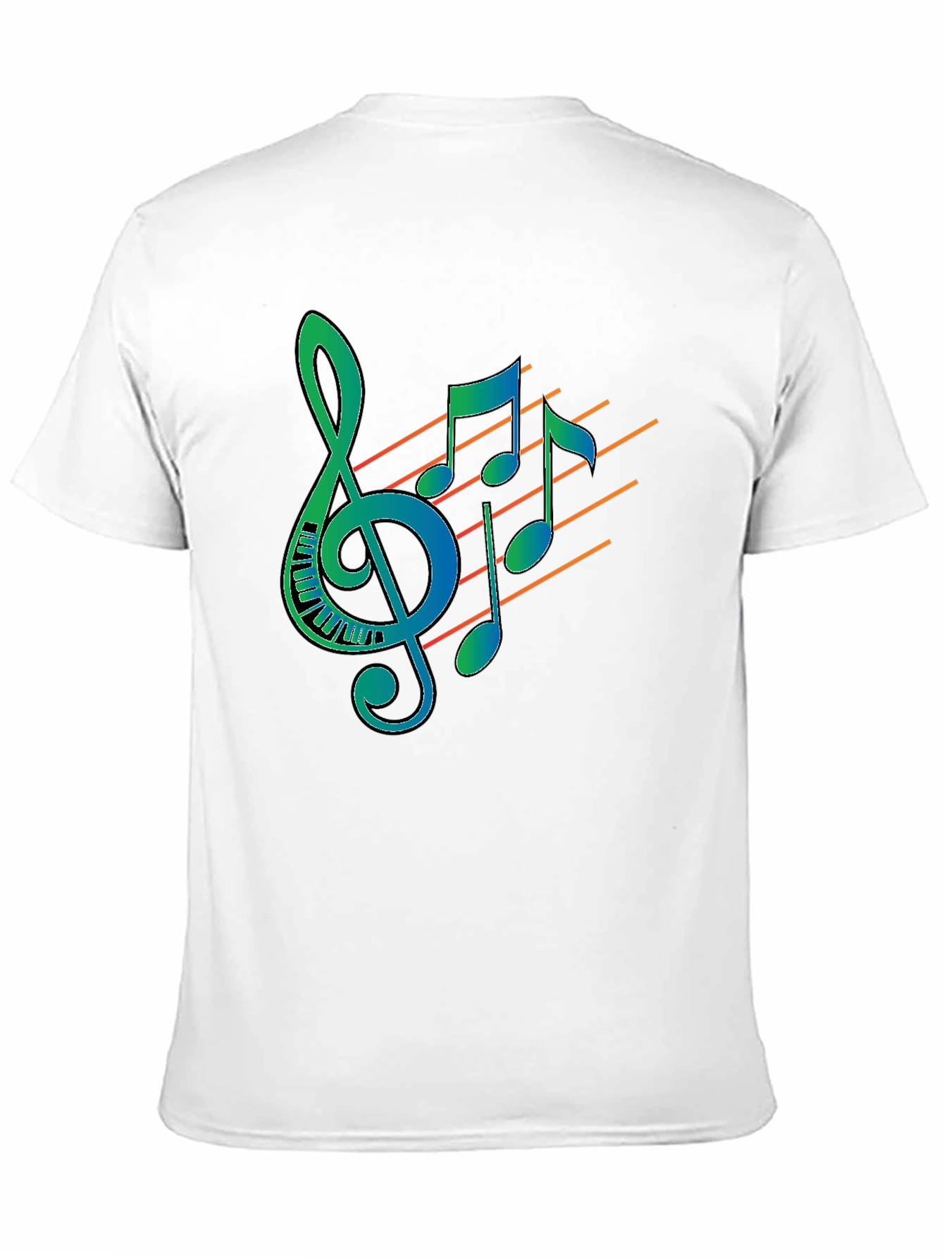 Music Notes Graphic T-Shirt