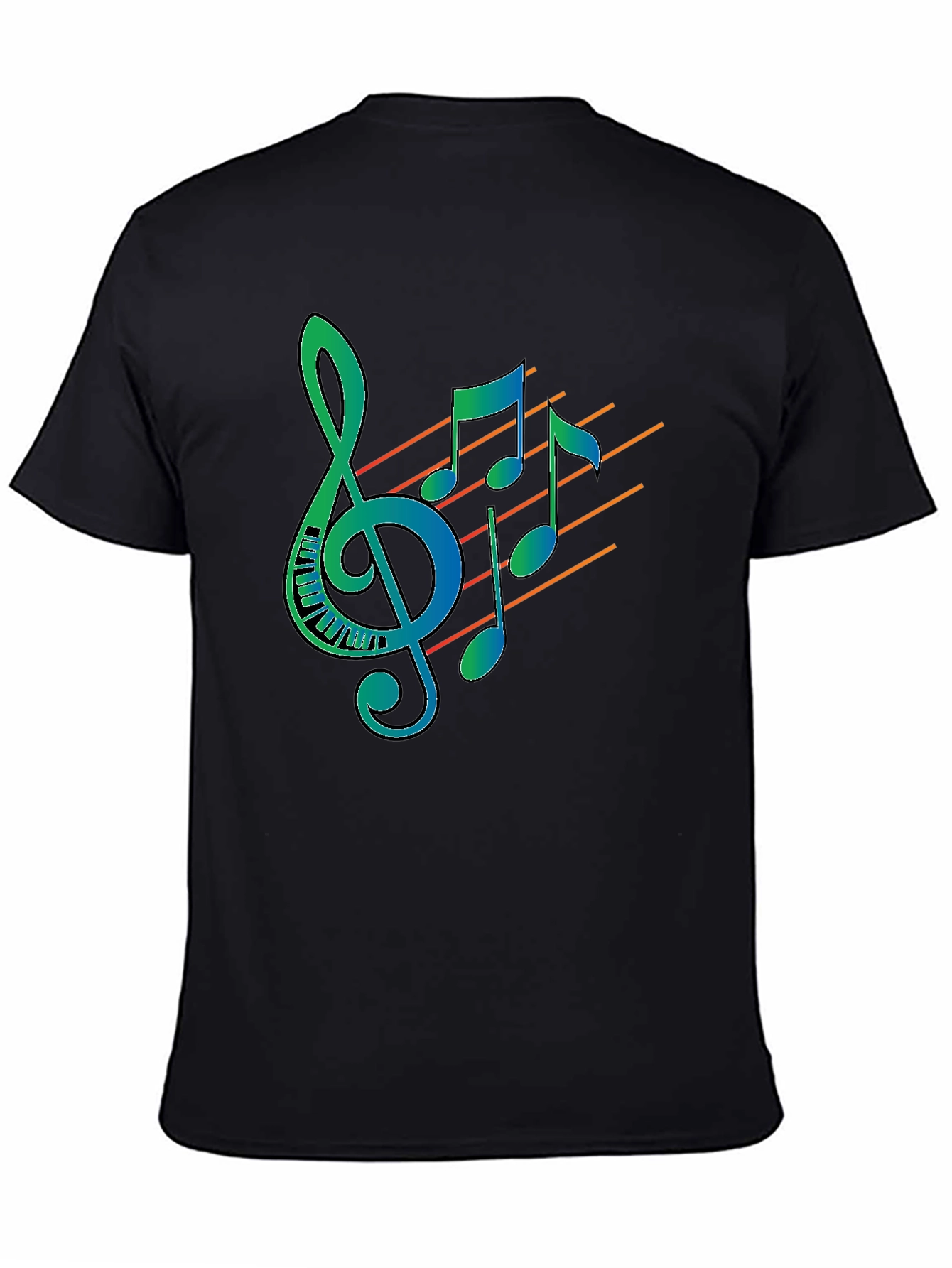 Music Notes Graphic T-Shirt
