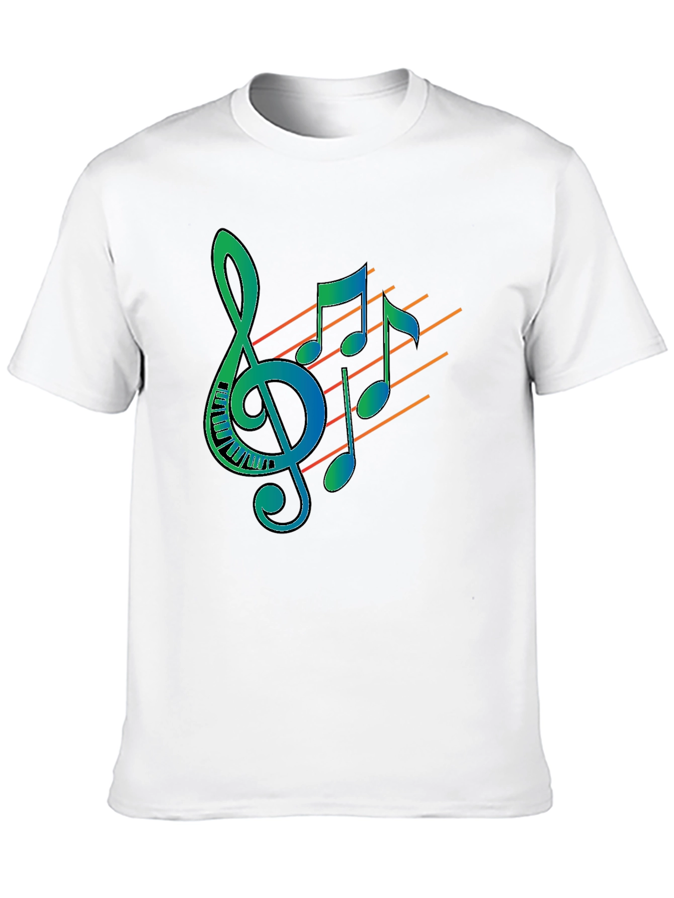 Music Notes Graphic T-Shirt