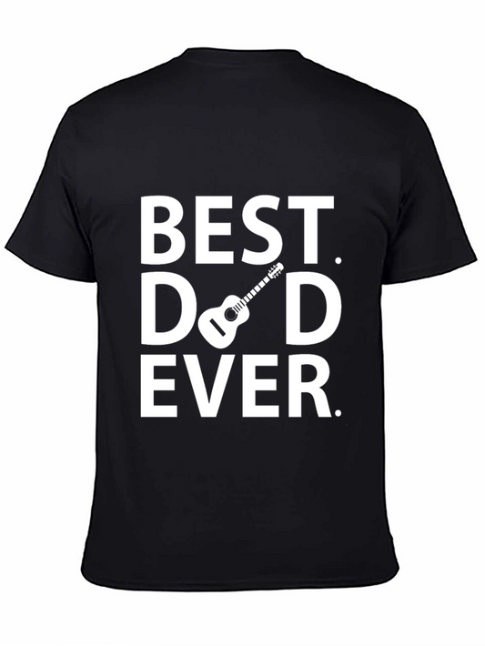 Best Dad Ever Guitar T-Shirt