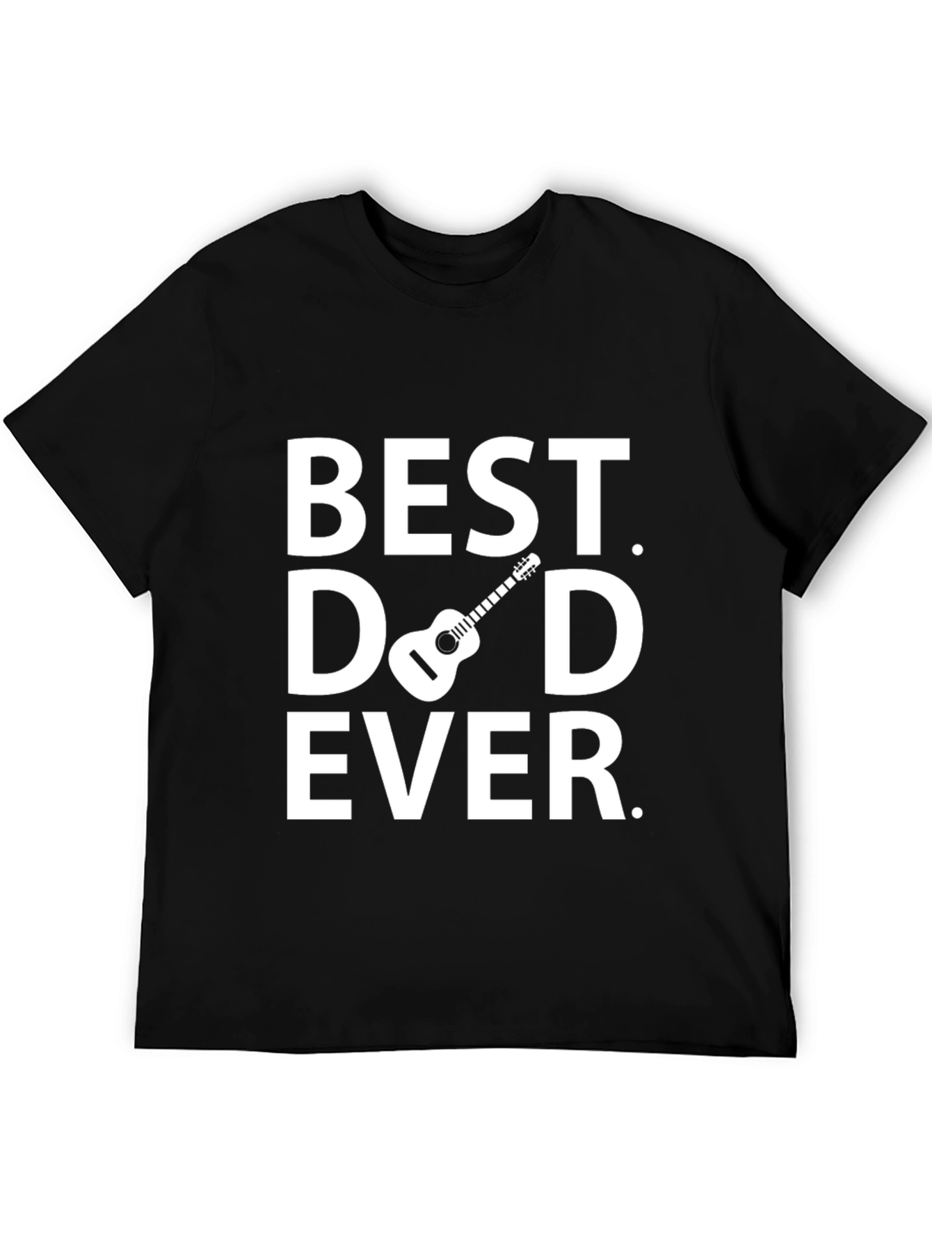 Best Dad Ever Guitar T-Shirt